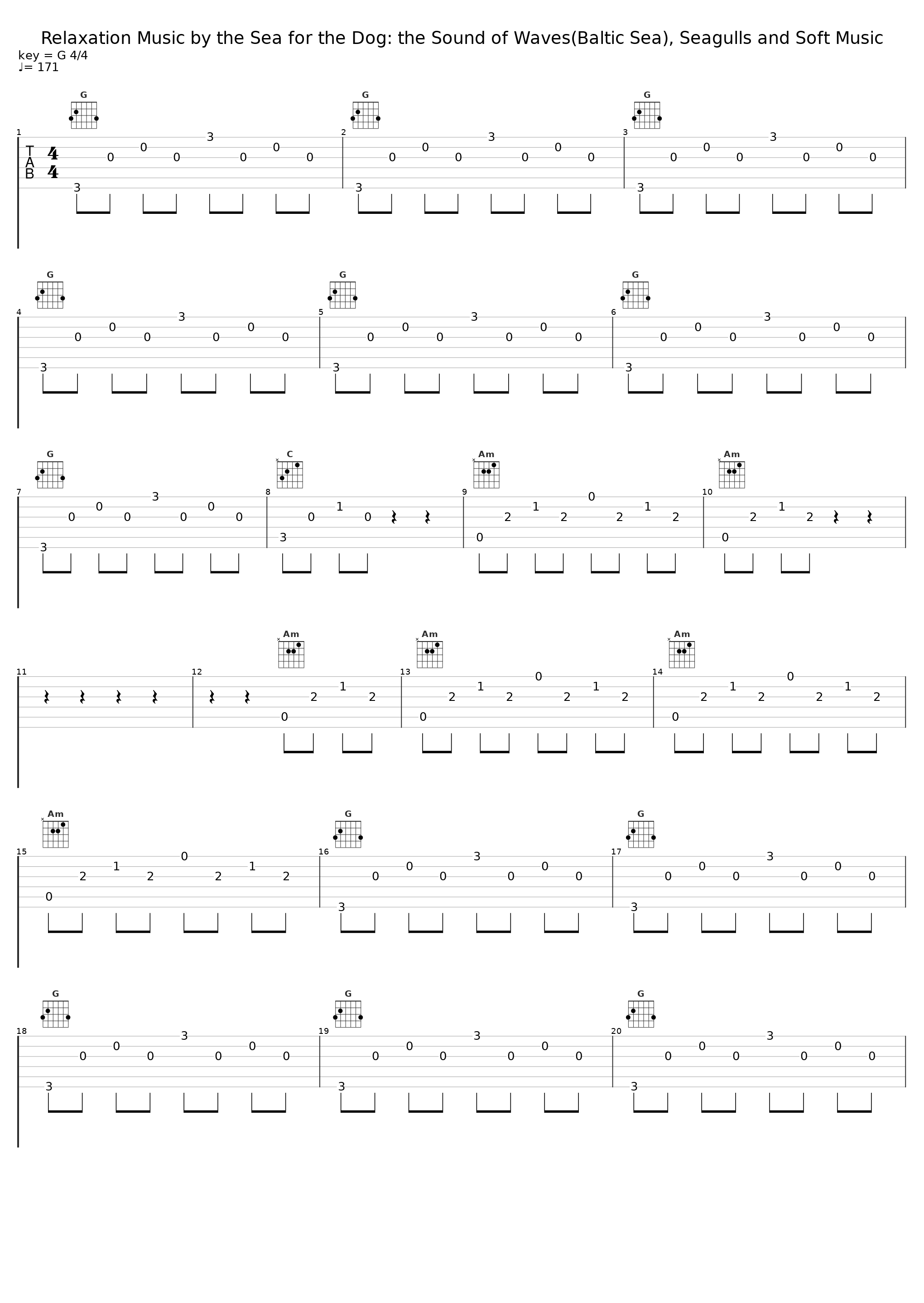 Relaxation Music by the Sea for the Dog: the Sound of Waves(Baltic Sea), Seagulls and Soft Music_Dog Music TA,Torsten Abrolat,Pet Lover TA_1
