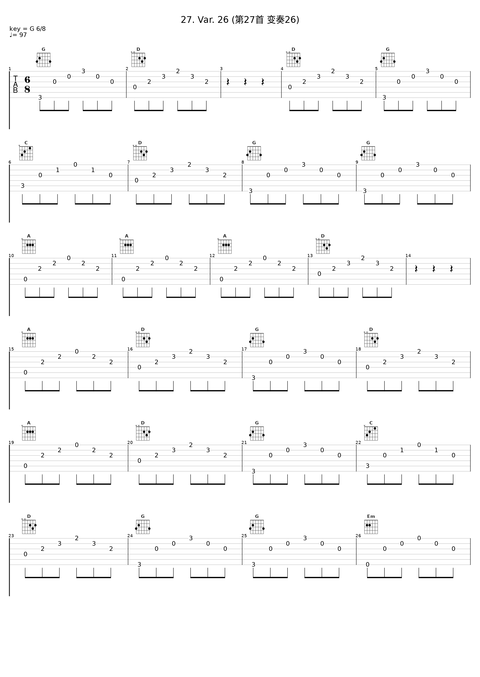 27. Var. 26 (第27首 变奏26)_Angela Hewitt_1
