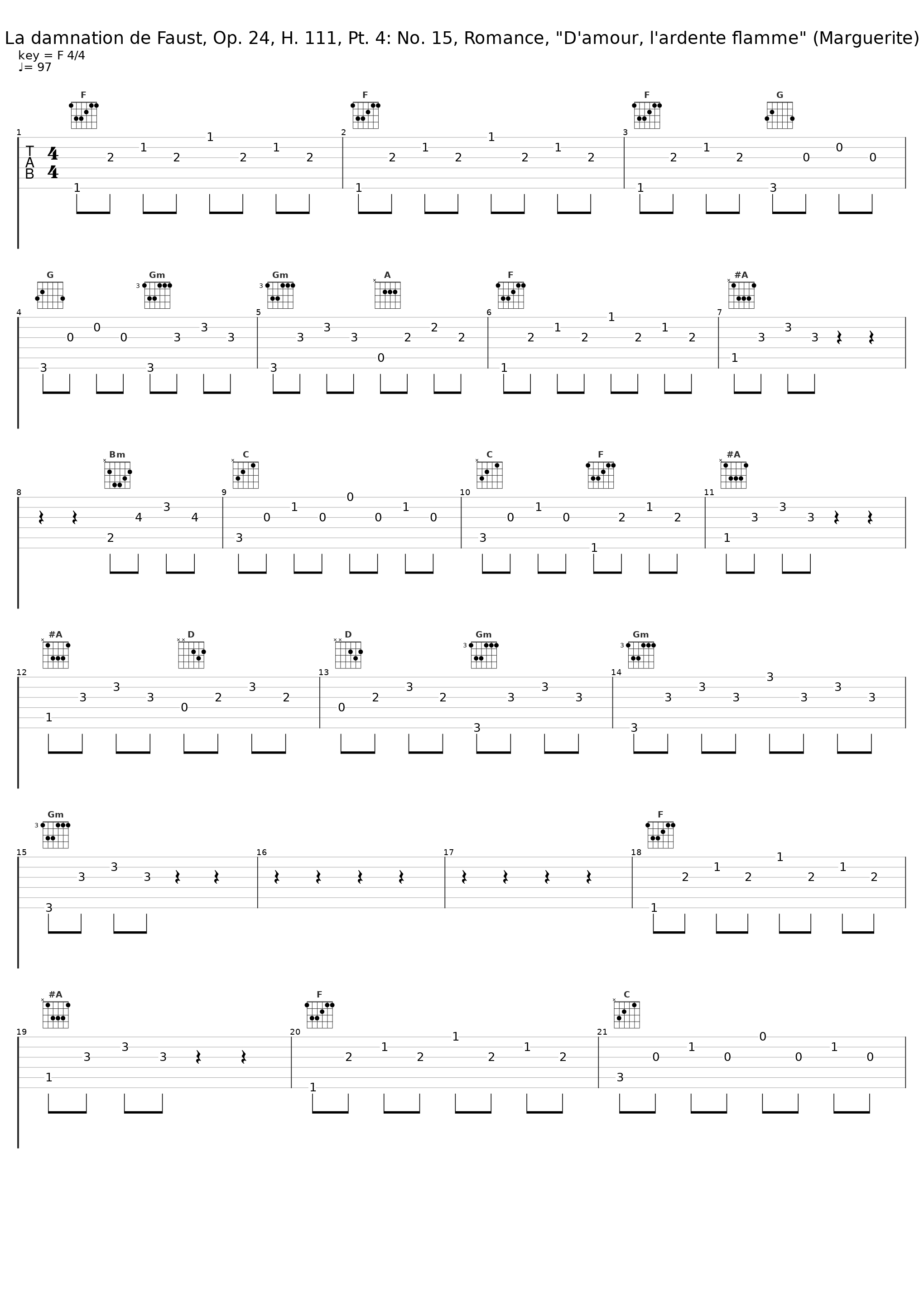 La damnation de Faust, Op. 24, H. 111, Pt. 4: No. 15, Romance, "D'amour, l'ardente flamme" (Marguerite)_Maria Callas,Orchestre de la Société des Concerts du Conservatoire,Georges Pretre_1