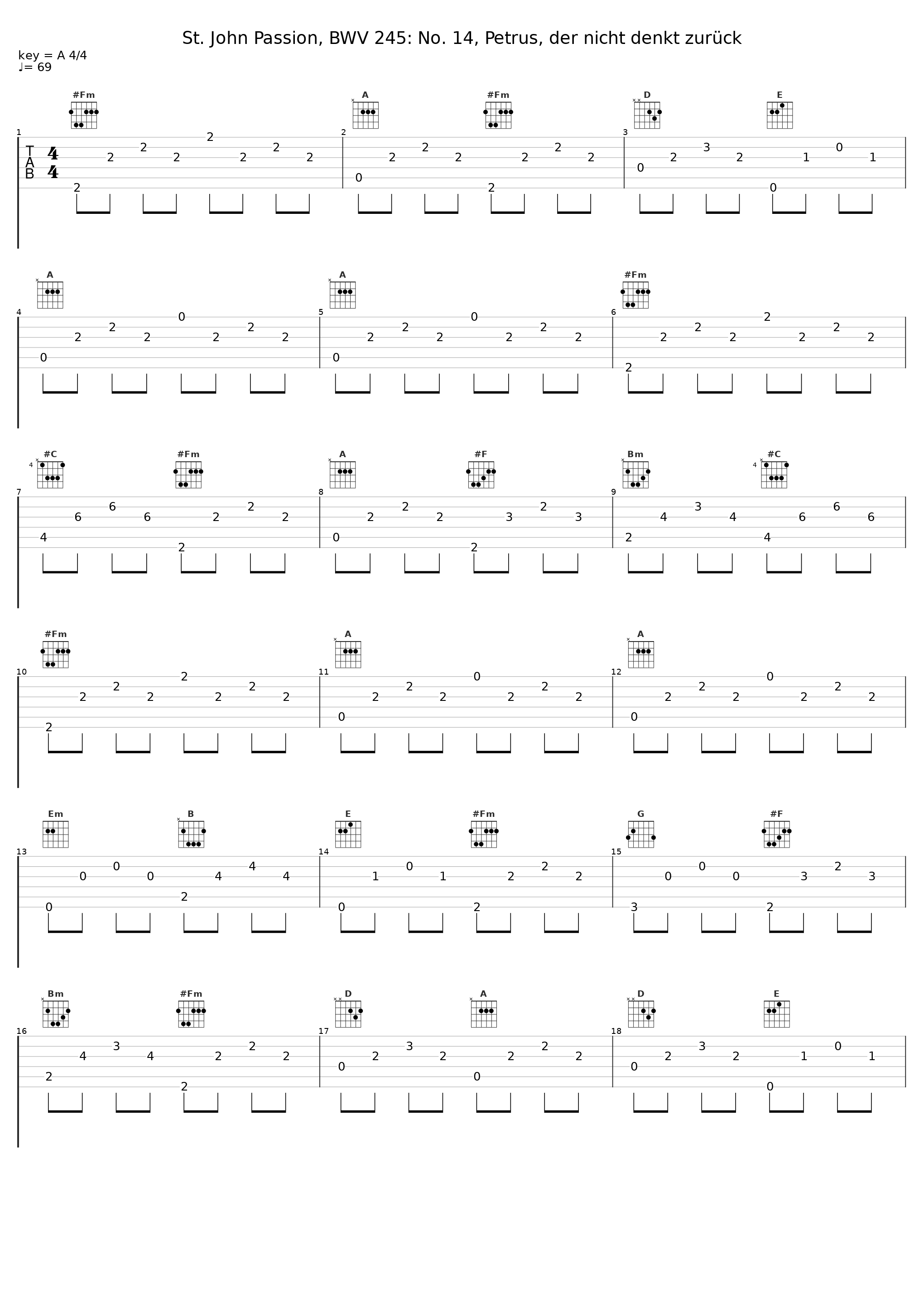 St. John Passion, BWV 245: No. 14, Petrus, der nicht denkt zurück_Gachinger Kantorei,Bach-Collegium Stuttgart,Helmuth Rilling_1