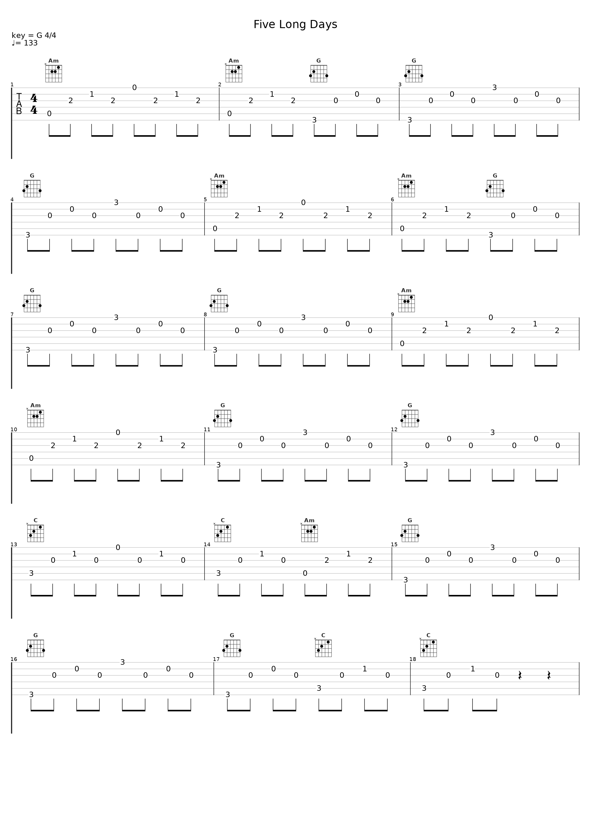 Five Long Days_The Blanks_1