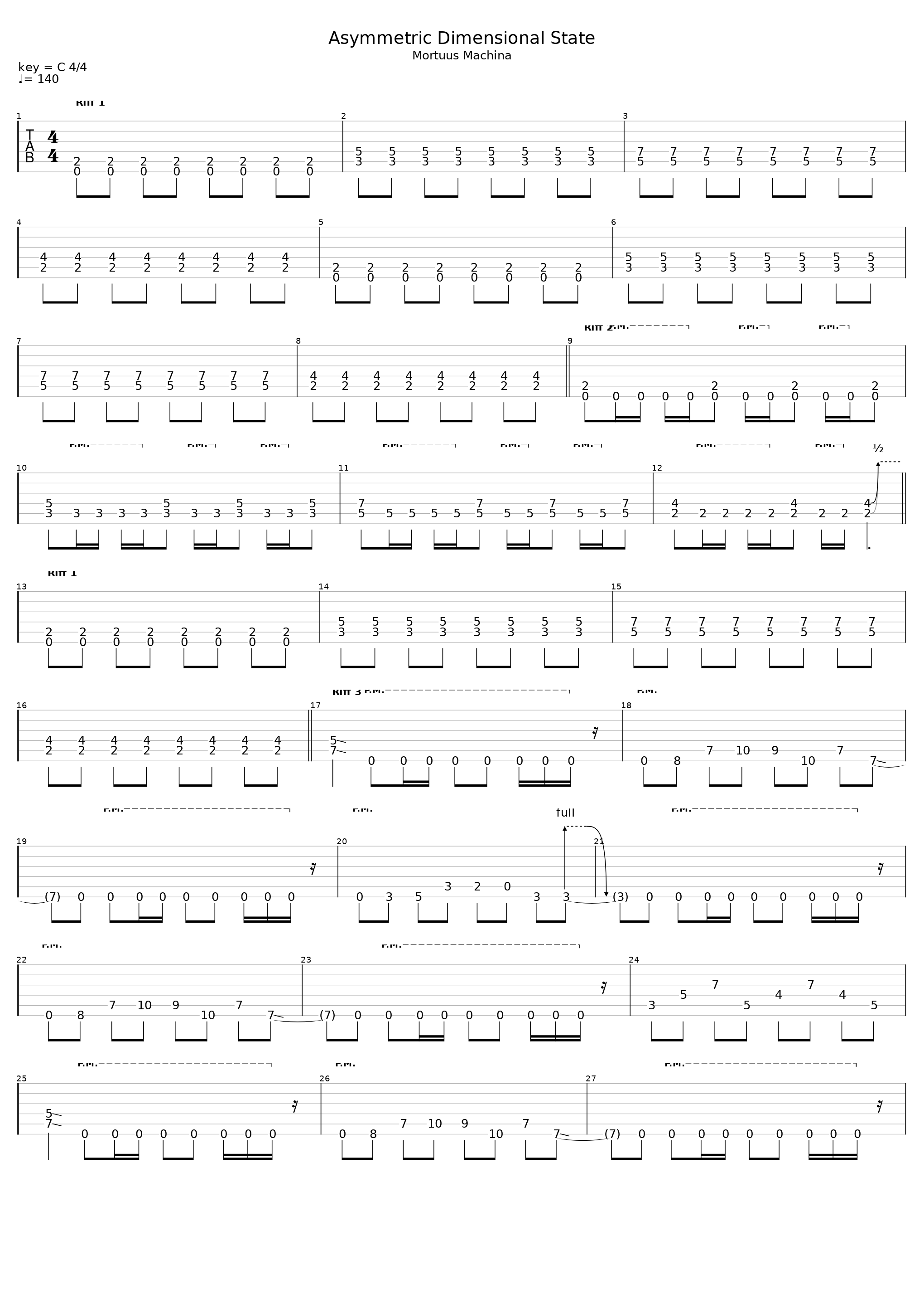 Asymmetric Dimensional State_Universum_1