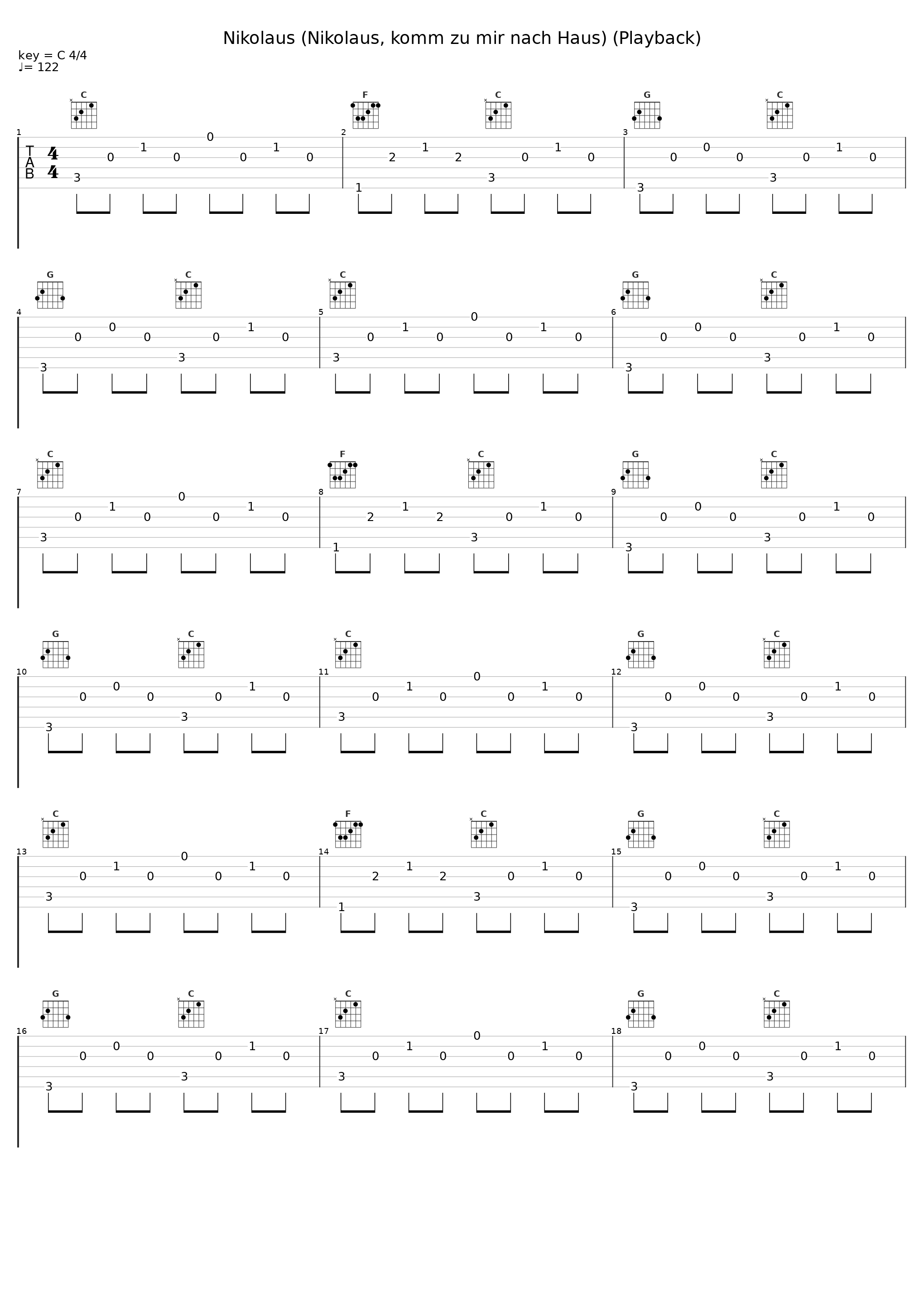 Nikolaus (Nikolaus, komm zu mir nach Haus) (Playback)_Stephen Janetzko_1