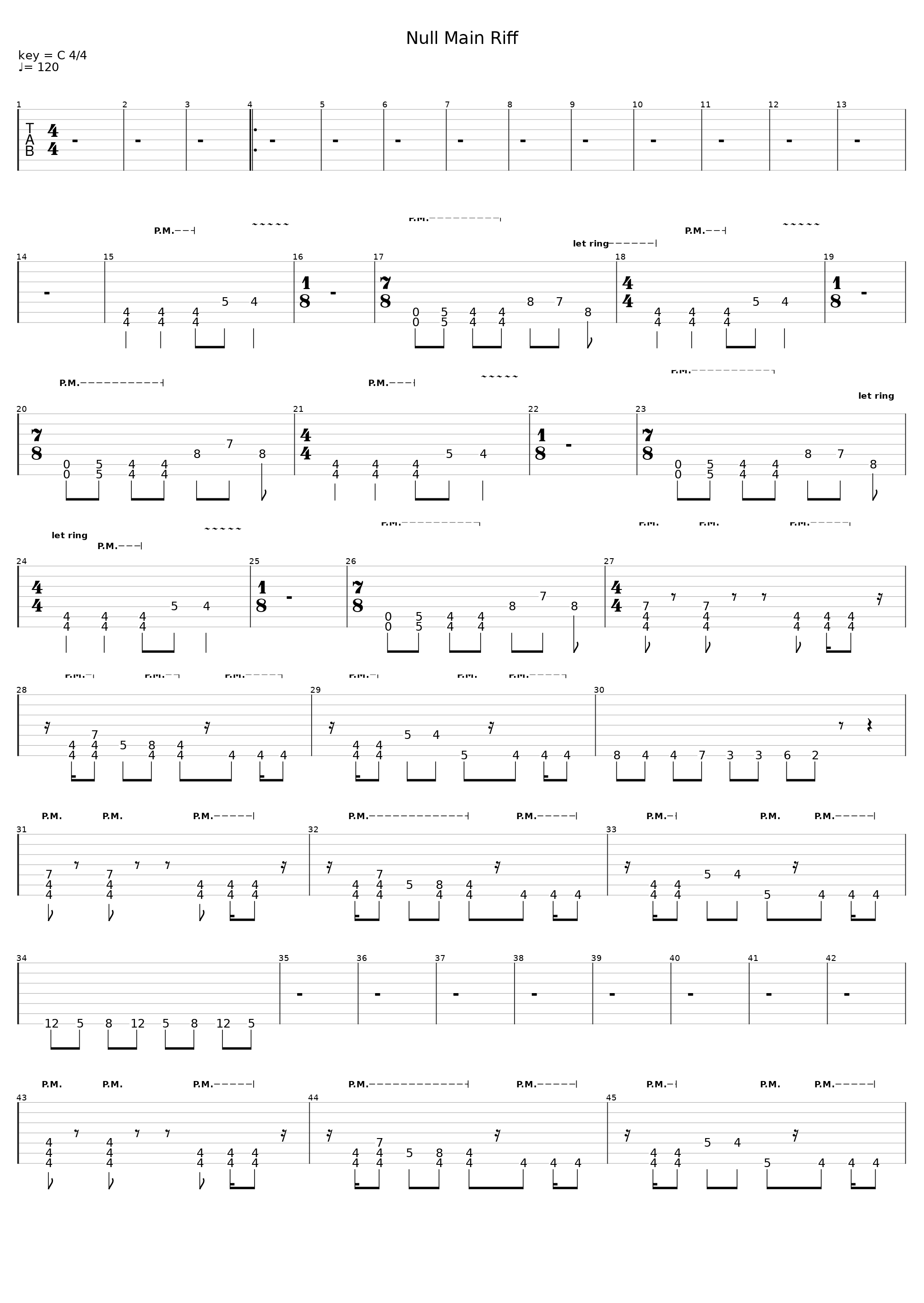 Null Main Riff_Beyond The Animus_1