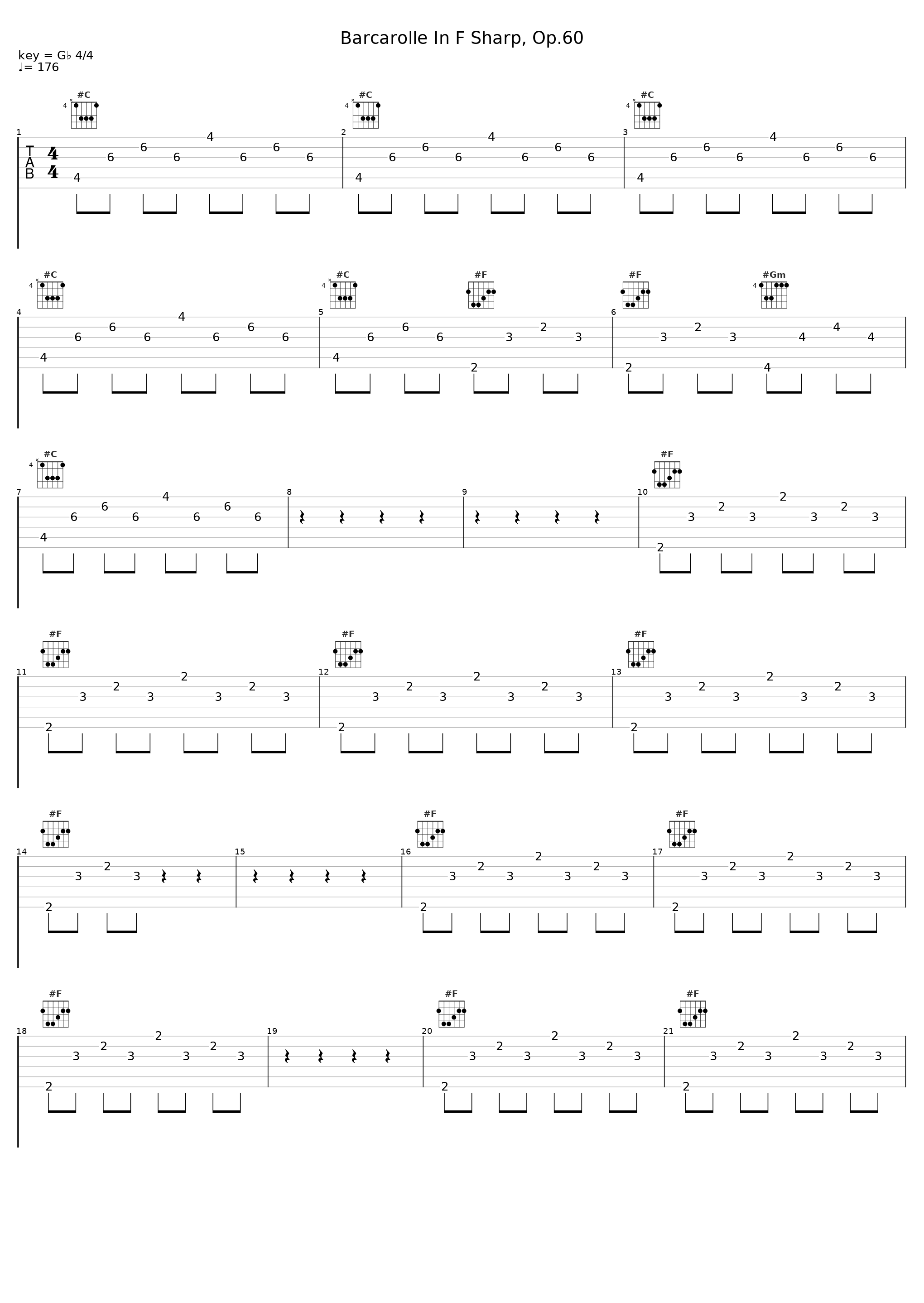 Barcarolle In F Sharp, Op.60_Marvin Rainwater_1