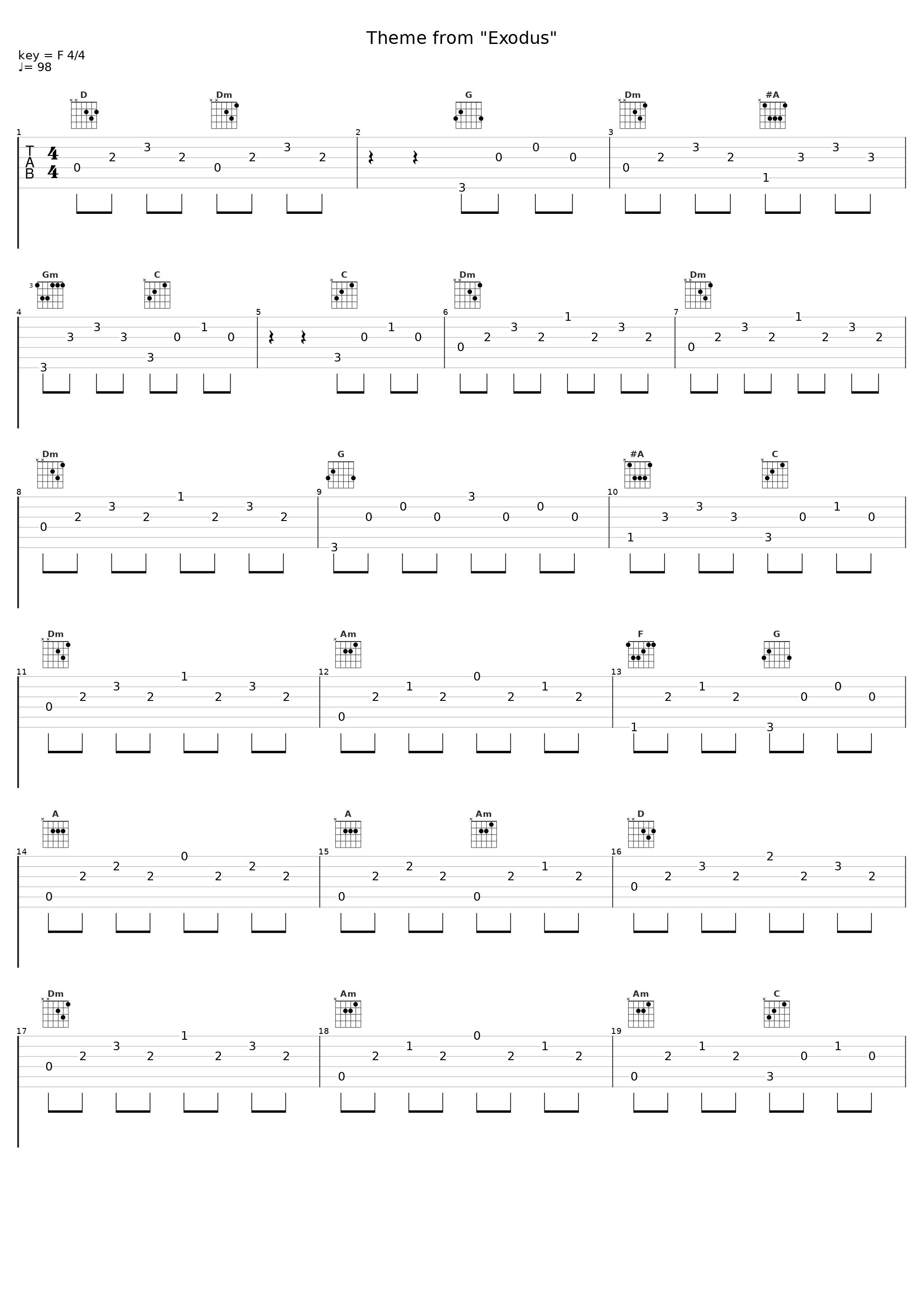 Theme from "Exodus"_Ferra,Teichernte_1