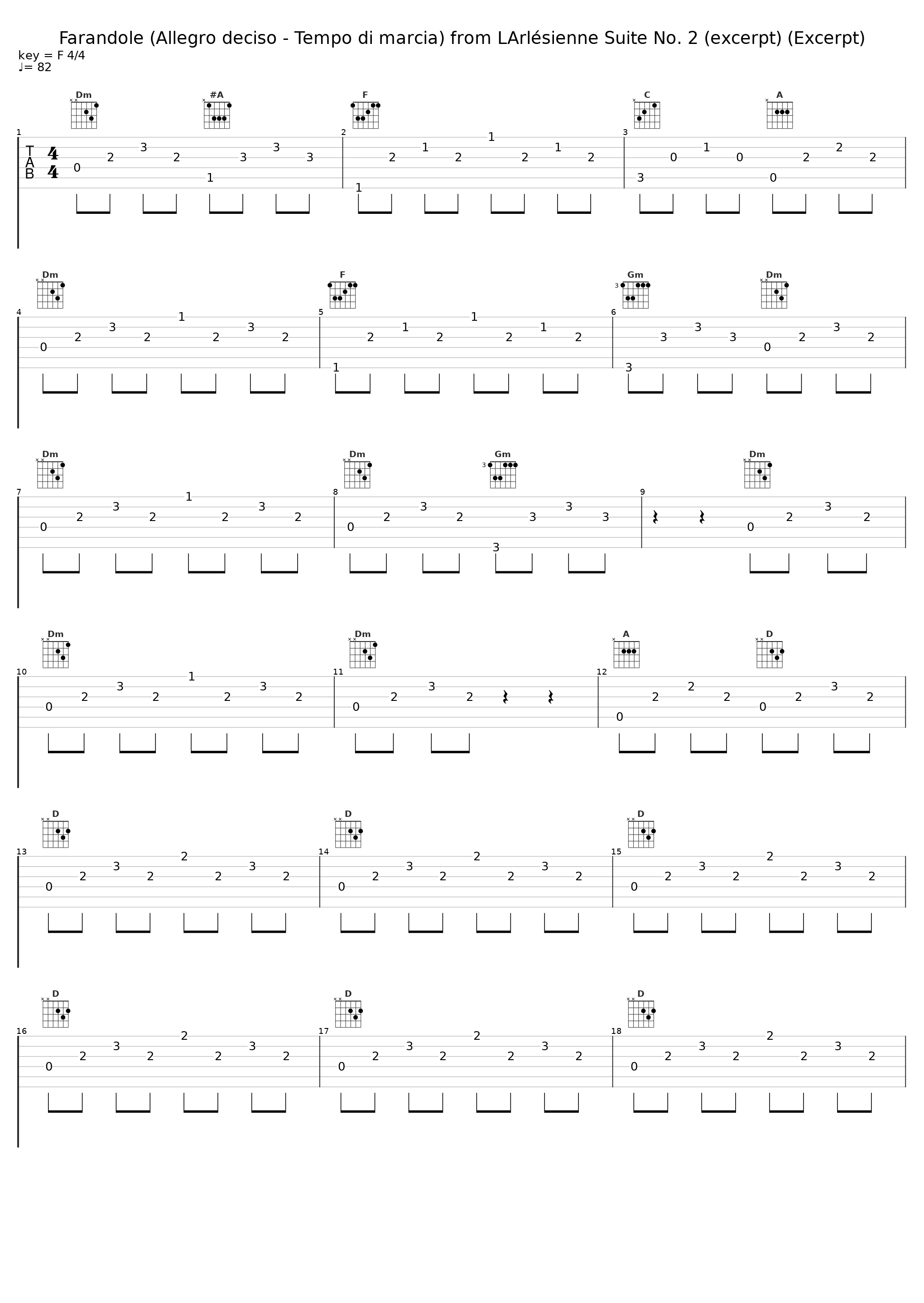 Farandole (Allegro deciso - Tempo di marcia) from LArlésienne Suite No. 2 (excerpt) (Excerpt)_Ondrej Lenard,Georges Bizet_1