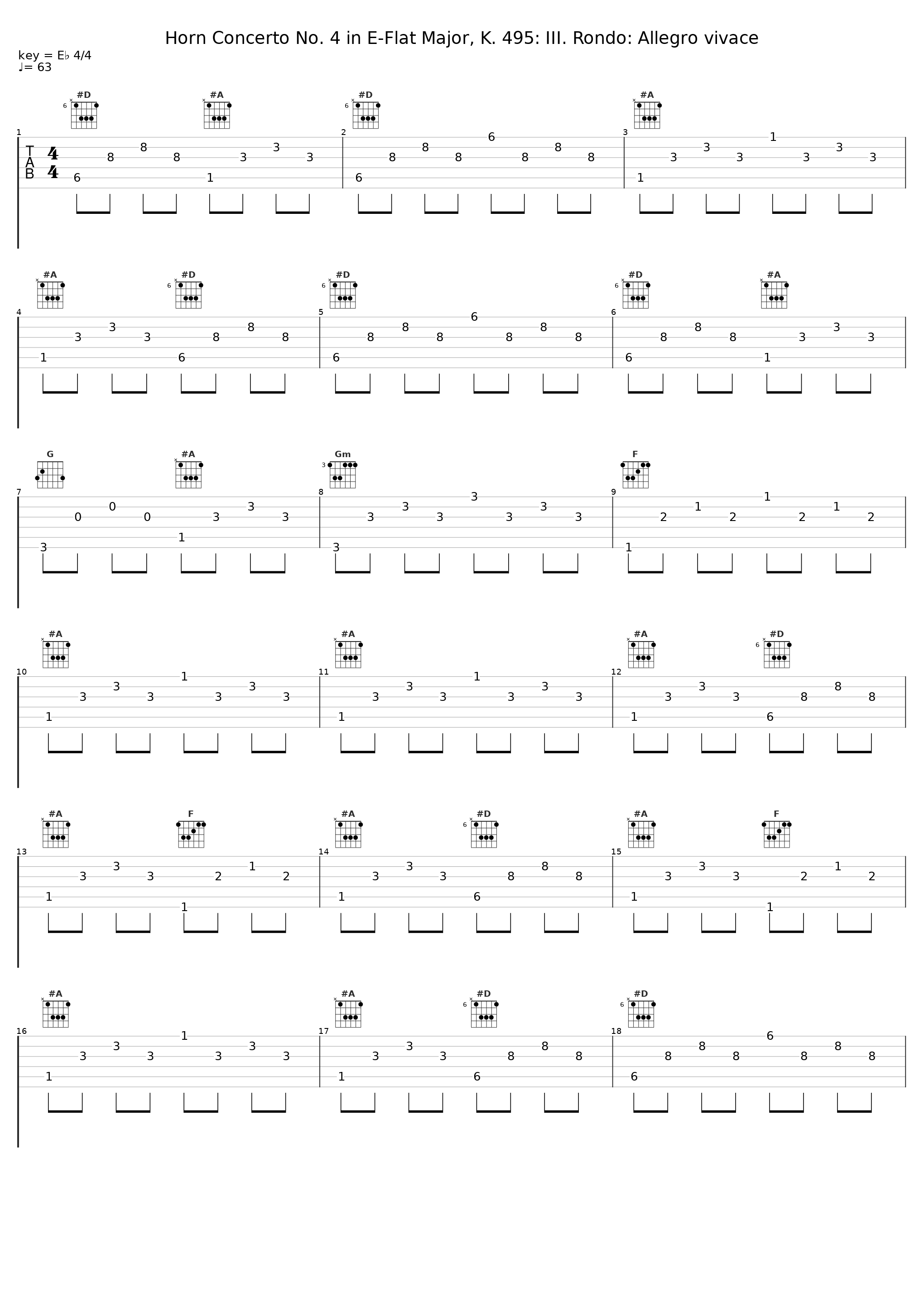 Horn Concerto No. 4 in E-Flat Major, K. 495: III. Rondo: Allegro vivace_Capella Istropolitana,Jozef Kopelman,Milos Stevove_1