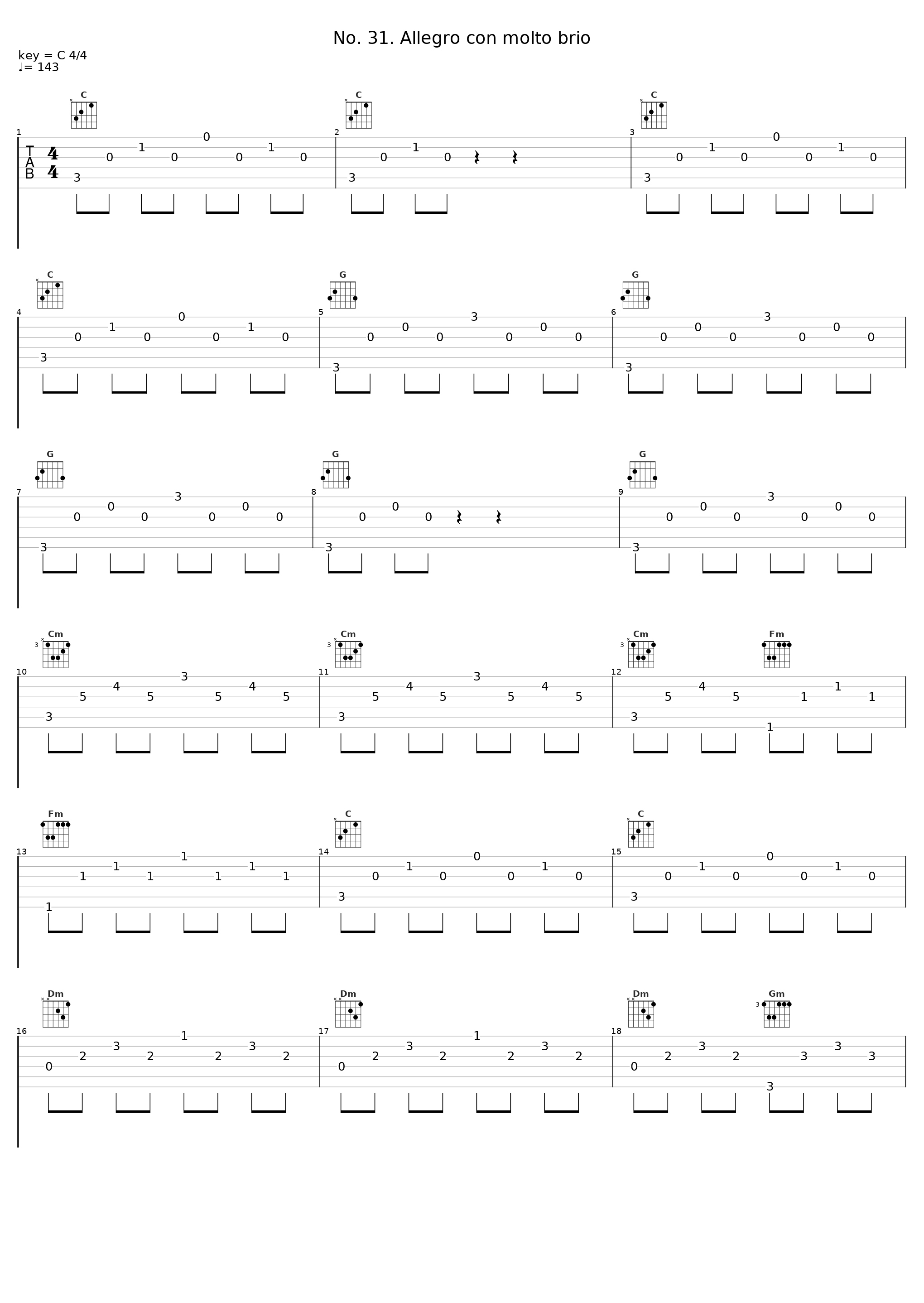 No. 31. Allegro con molto brio_Alessandro Marangoni_1