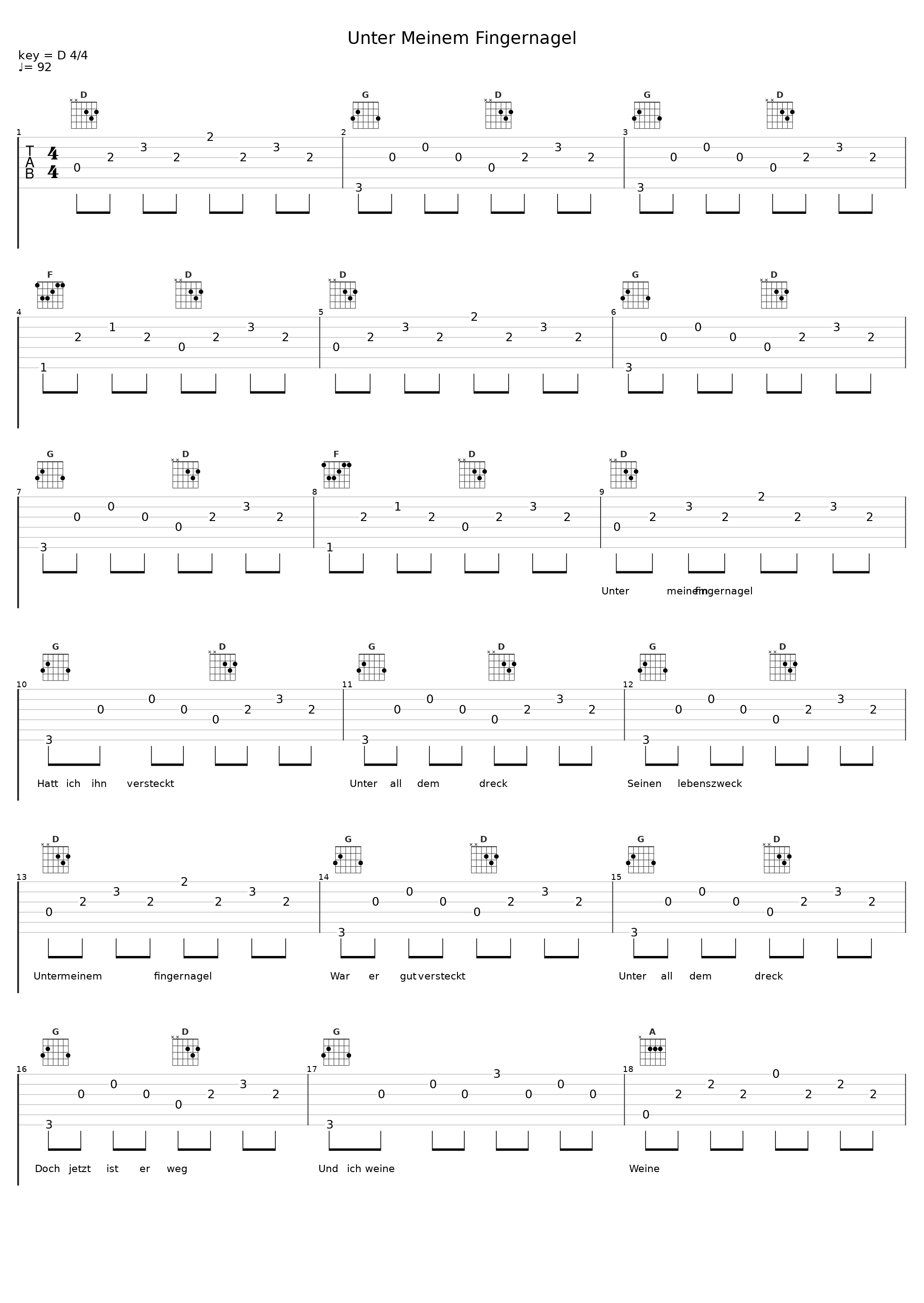 Unter Meinem Fingernagel_Westernhagen_1