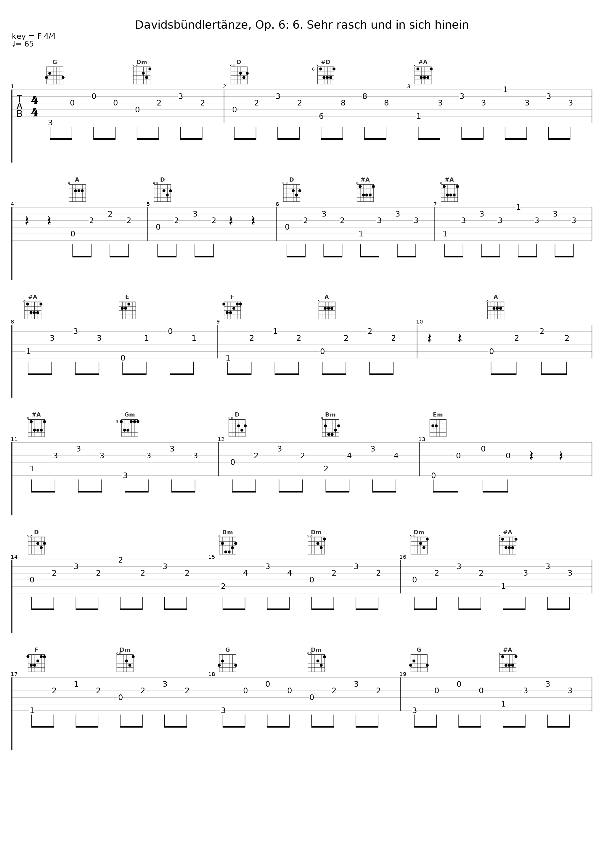 Davidsbündlertänze, Op. 6: 6. Sehr rasch und in sich hinein_Hillary Nordwell_1