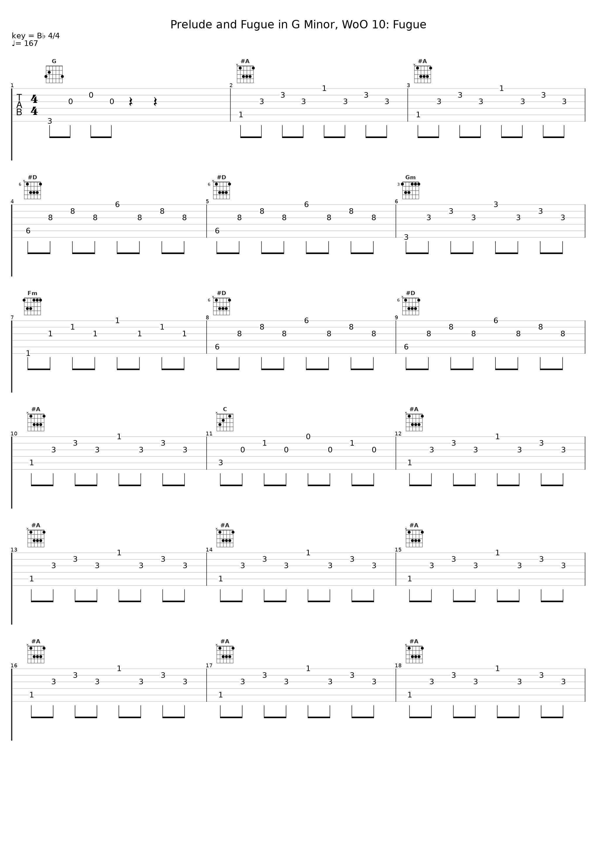 Prelude and Fugue in G Minor, WoO 10: Fugue_Martin Schmeding_1