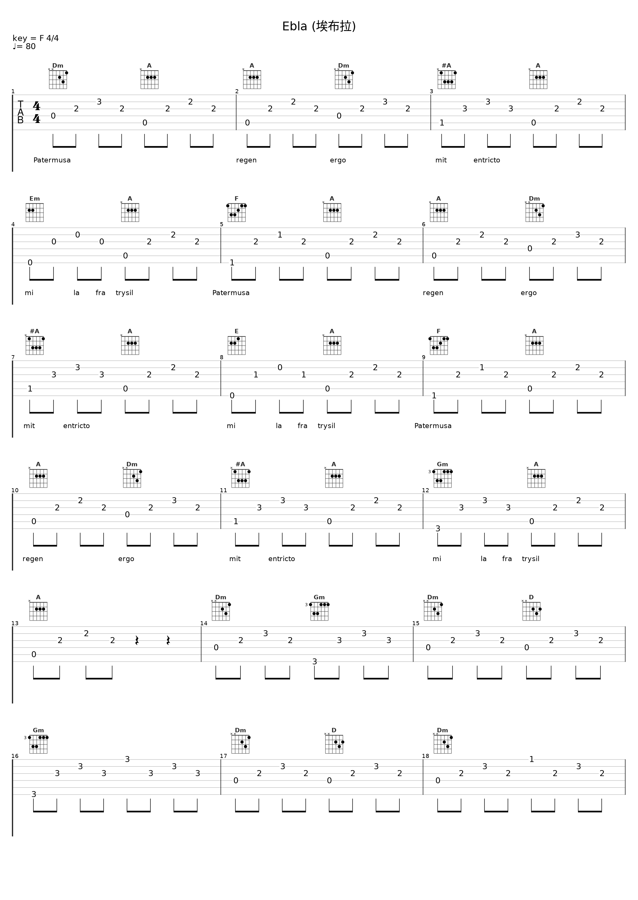 Ebla (埃布拉)_E.S. Posthumus_1