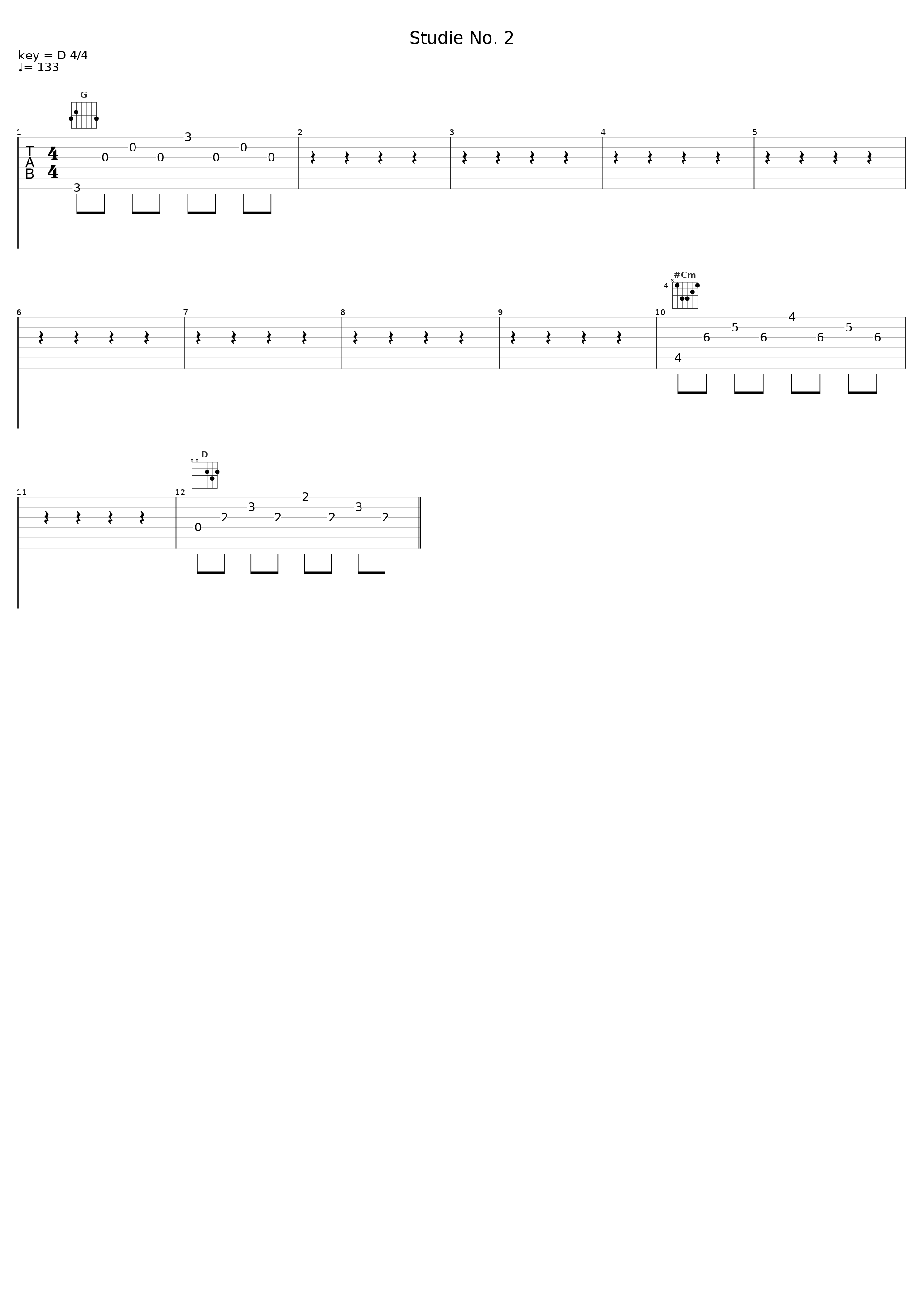 Studie No. 2_Karlheinz Stockhausen_1