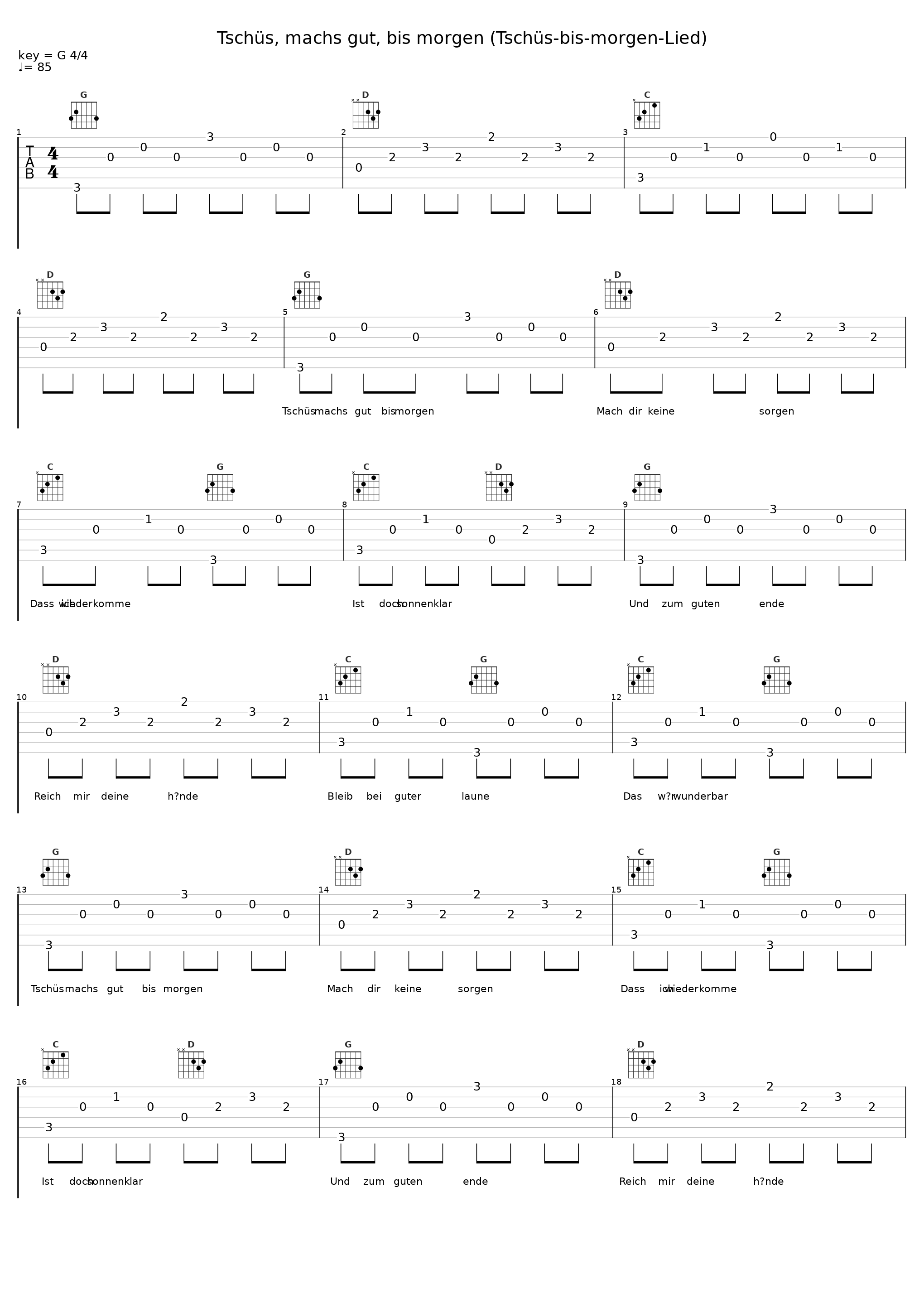 Tschüs, machs gut, bis morgen (Tschüs-bis-morgen-Lied)_Stephen Janetzko_1