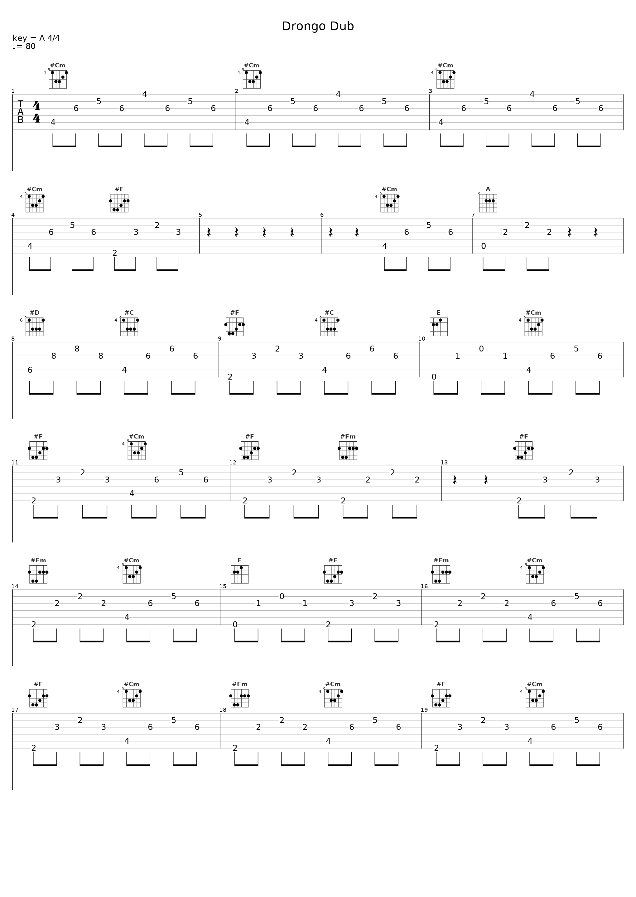 Drongo Dub_High Tone_1