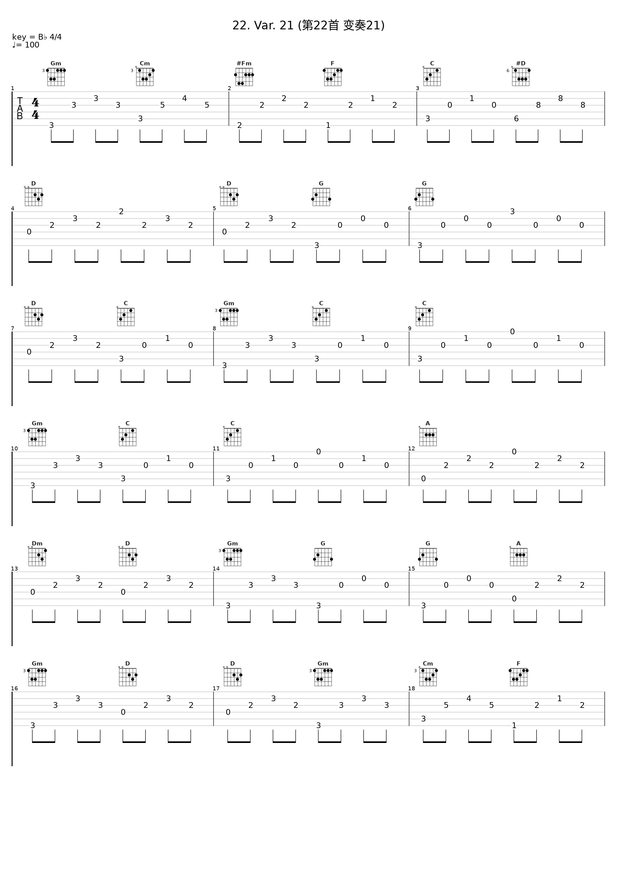 22. Var. 21 (第22首 变奏21)_Angela Hewitt_1