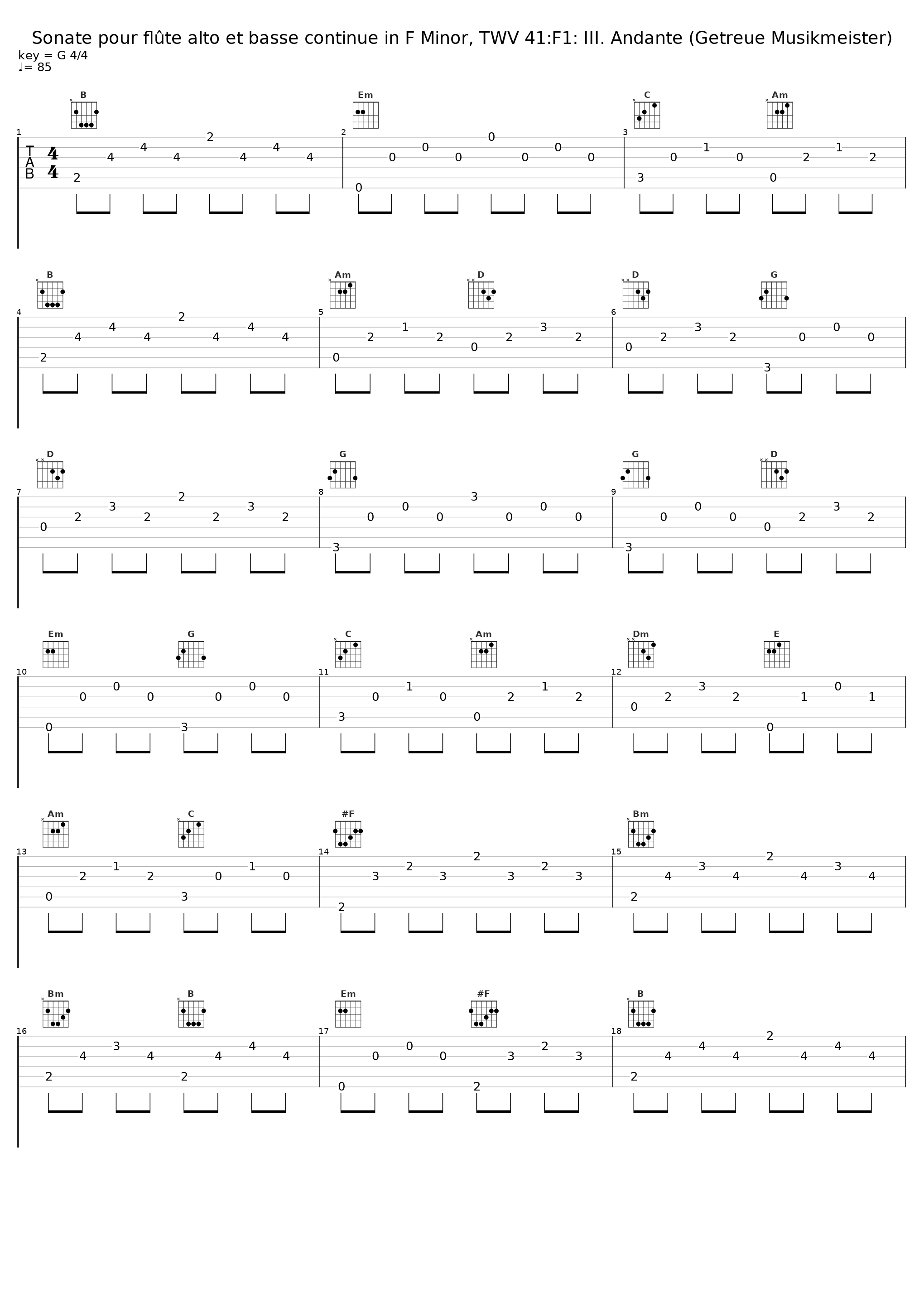 Sonate pour flûte alto et basse continue in F Minor, TWV 41:F1: III. Andante (Getreue Musikmeister)_Frédéric de Roos,Guy Penson,Philippe Malfeyt,Sophie Watillon,Georg Philipp Telemann_1