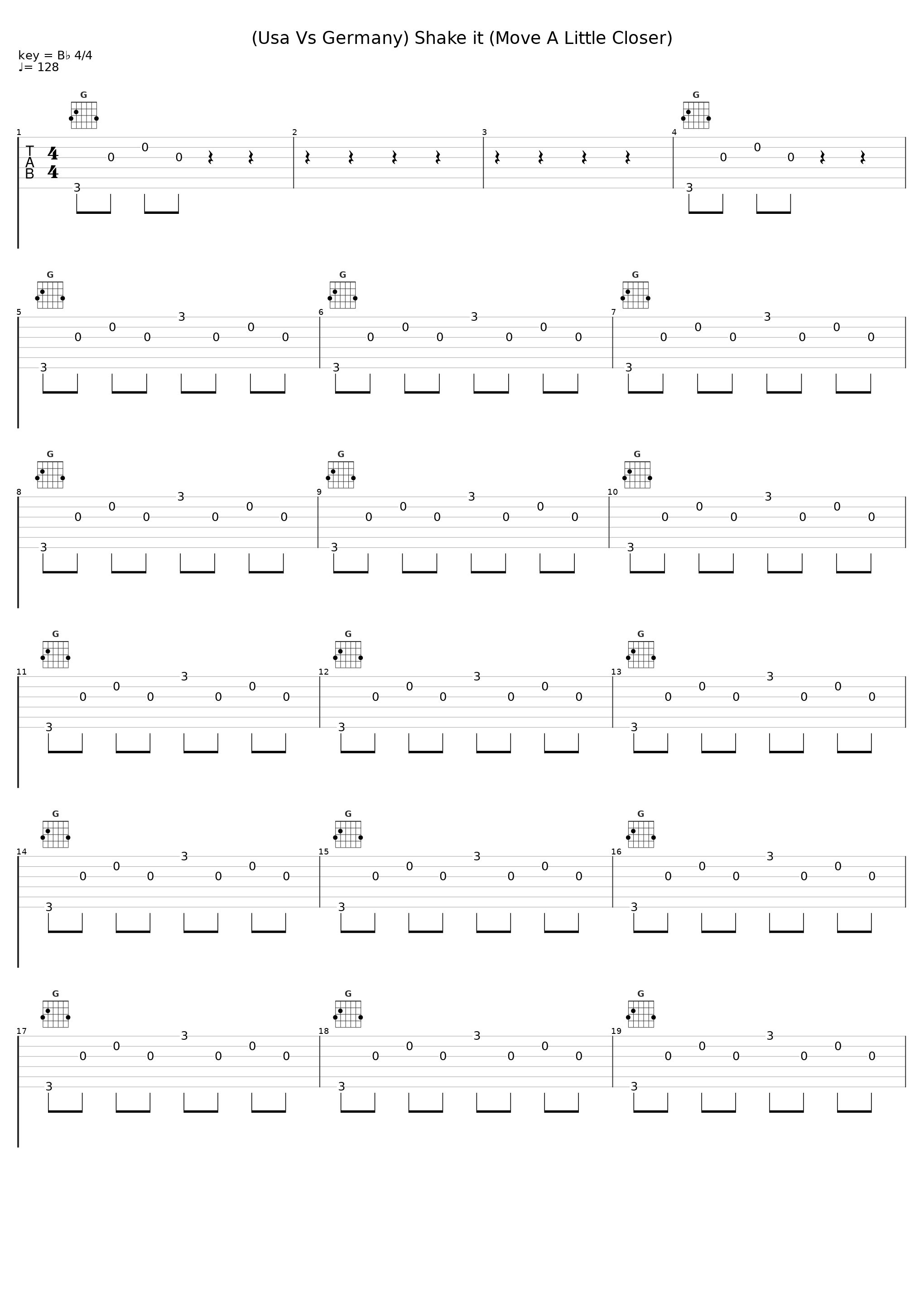 (Usa Vs Germany) Shake it (Move A Little Closer)_Lee Cabrera,Tara Mcdonald,Thomas Gold_1