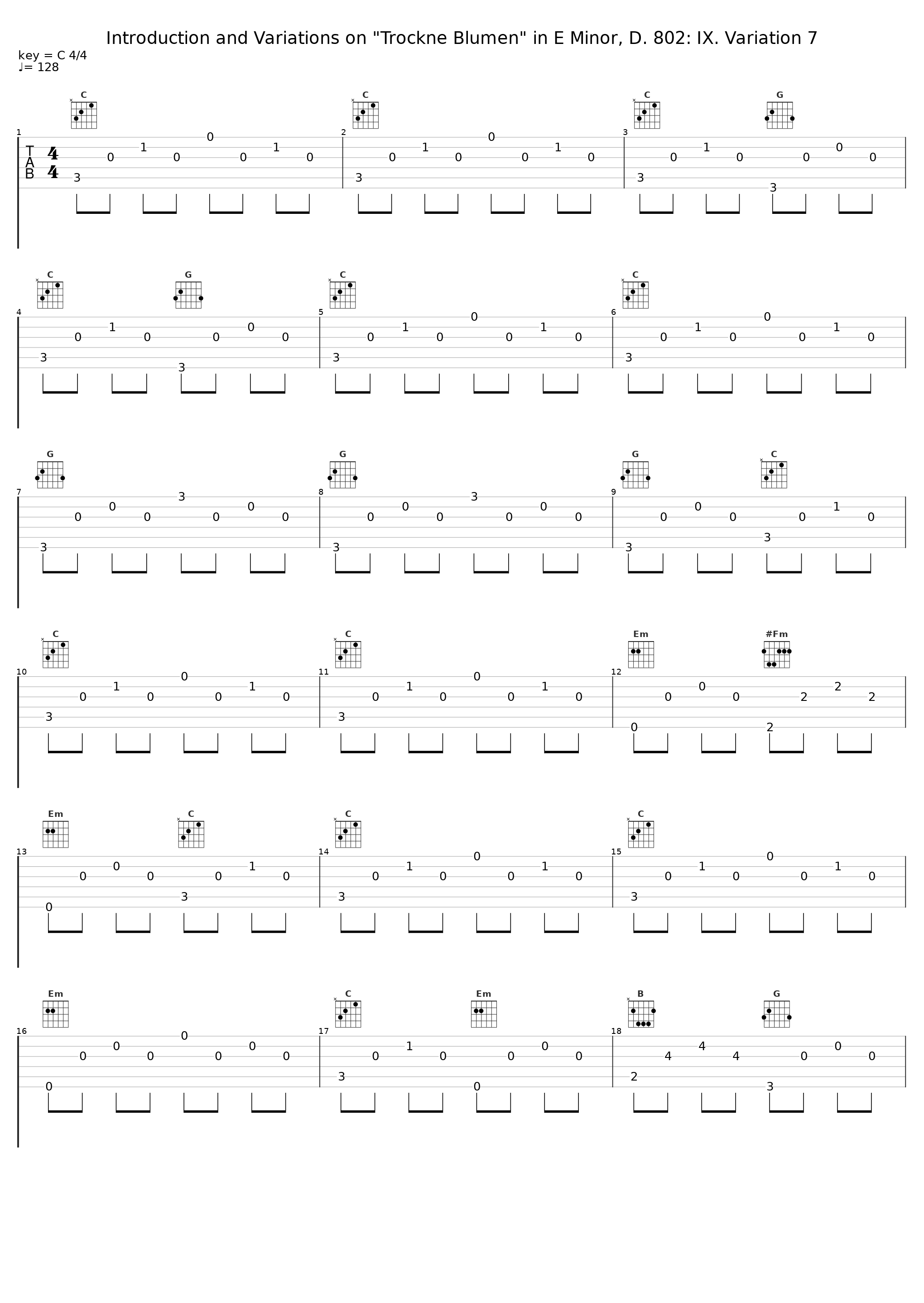 Introduction and Variations on "Trockne Blumen" in E Minor, D. 802: IX. Variation 7_Pedro Pablo Camara Toldos,Camilla Kohnken_1