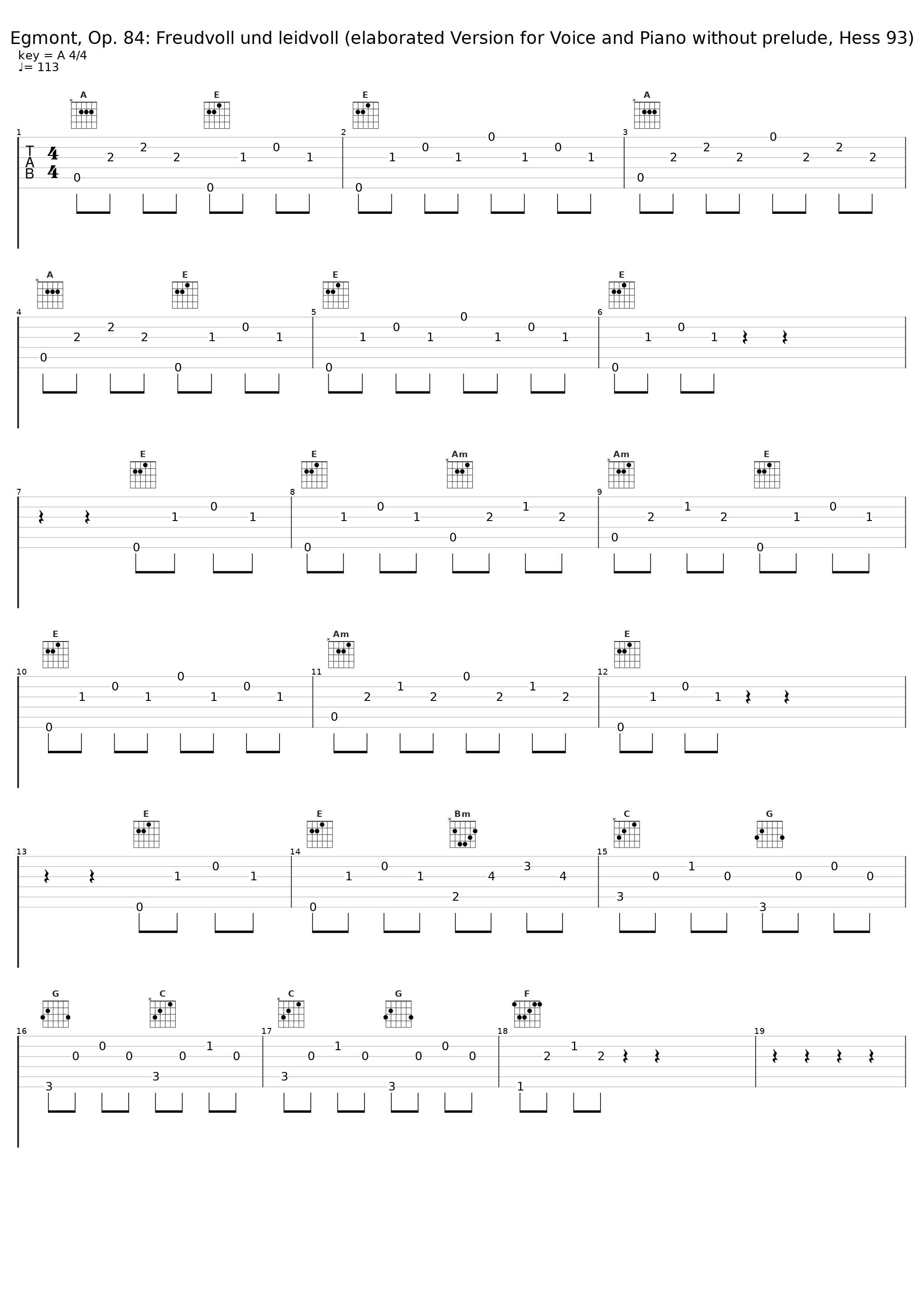 Egmont, Op. 84: Freudvoll und leidvoll (elaborated Version for Voice and Piano without prelude, Hess 93)_Elisabeth Breuer_1