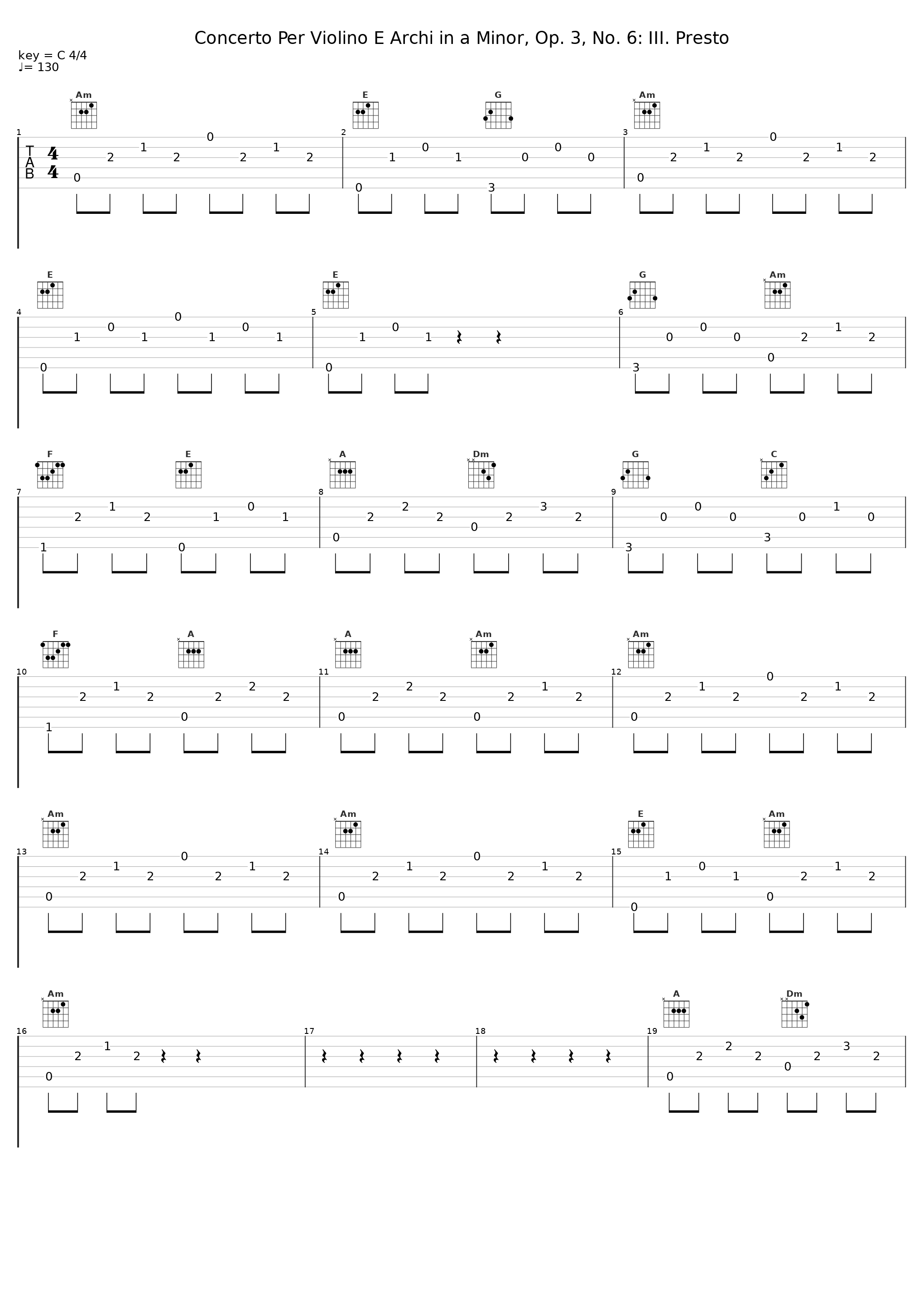 Concerto Per Violino E Archi in a Minor, Op. 3, No. 6: III. Presto_Orquesta Lírica Bellaterra_1