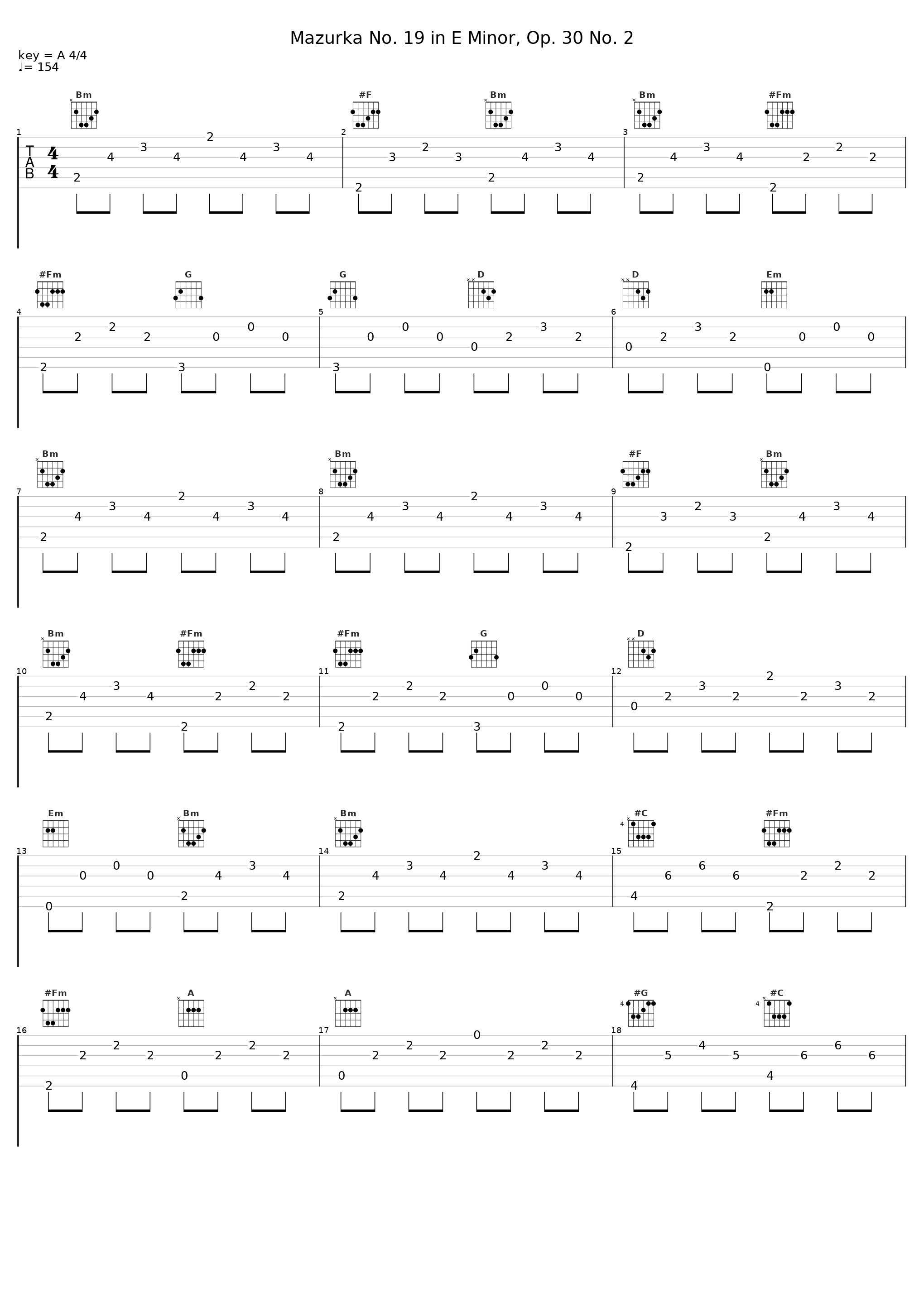 Mazurka No. 19 in E Minor, Op. 30 No. 2_Ramon Schwarzkopf_1