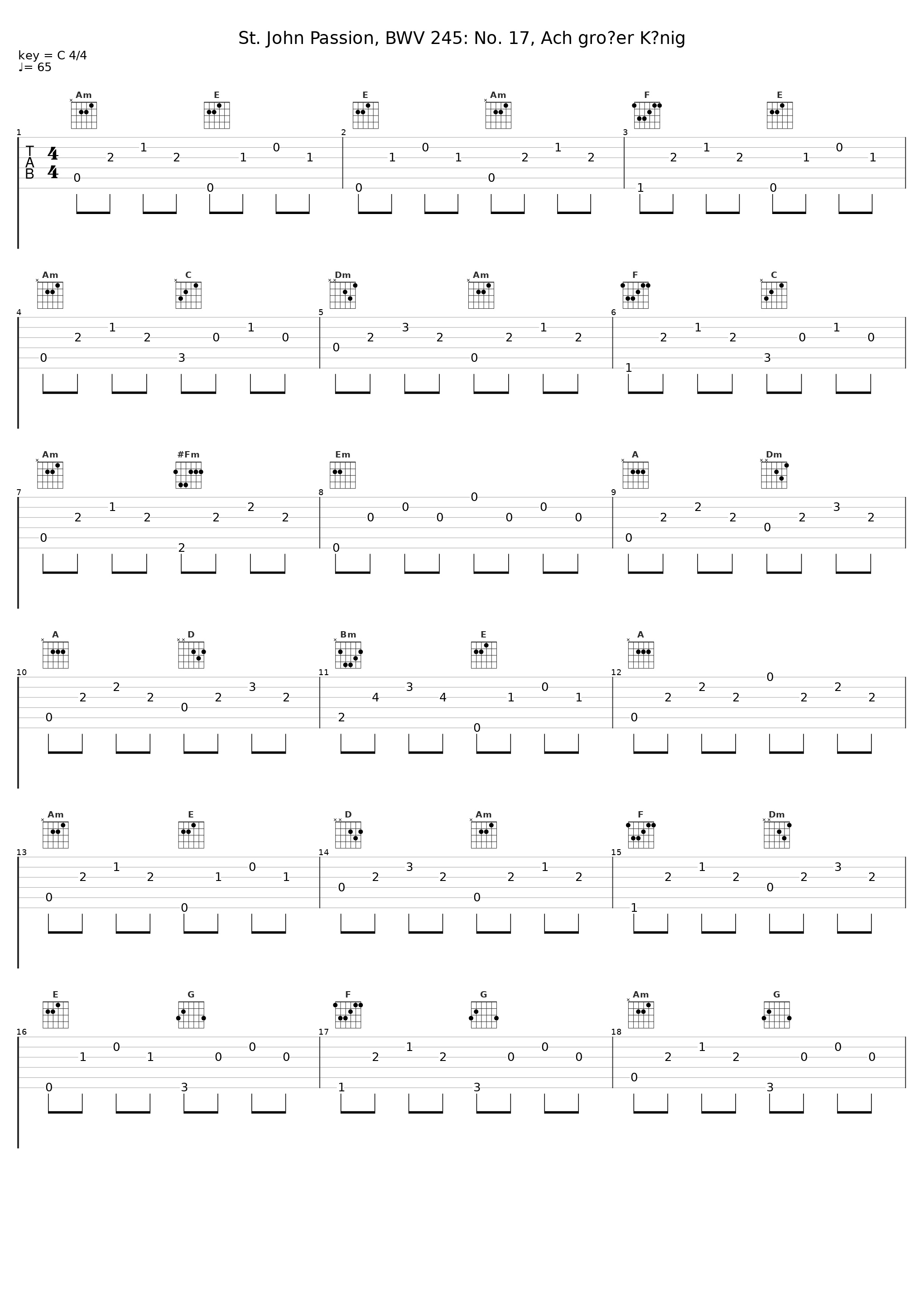 St. John Passion, BWV 245: No. 17, Ach großer König_Gachinger Kantorei,Bach-Collegium Stuttgart,Helmuth Rilling_1