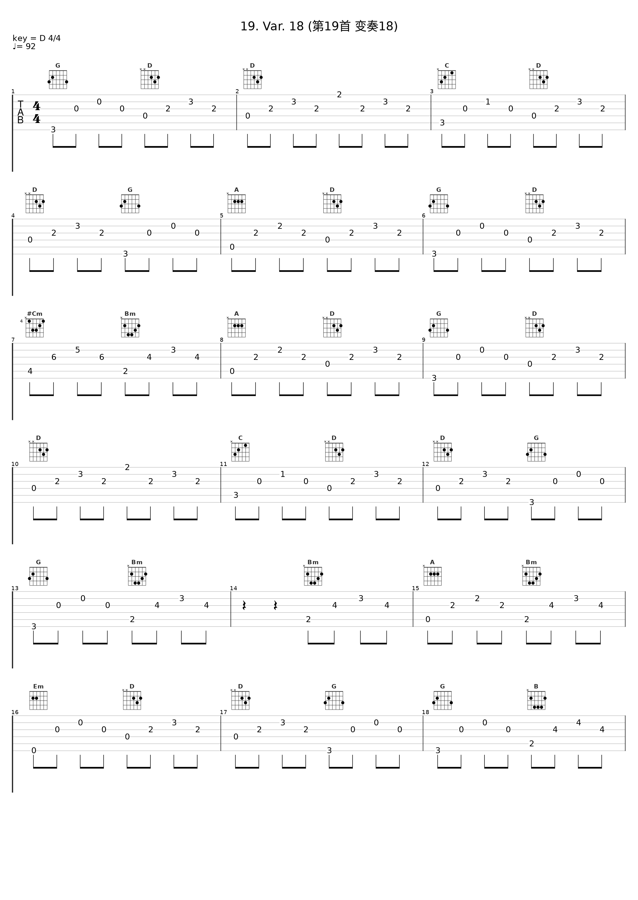 19. Var. 18 (第19首 变奏18)_Angela Hewitt_1