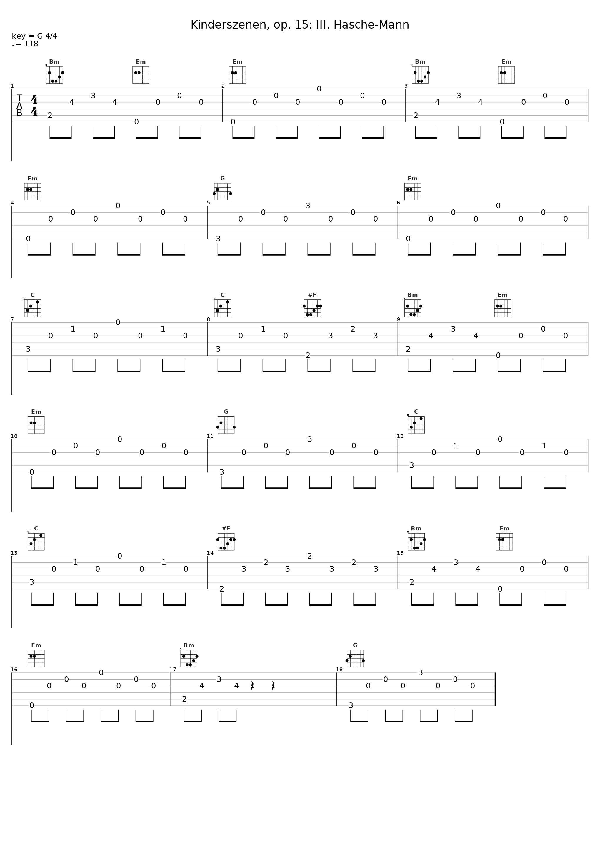 Kinderszenen, op. 15: III. Hasche-Mann_Gernot Oertel,Robert Schumann_1
