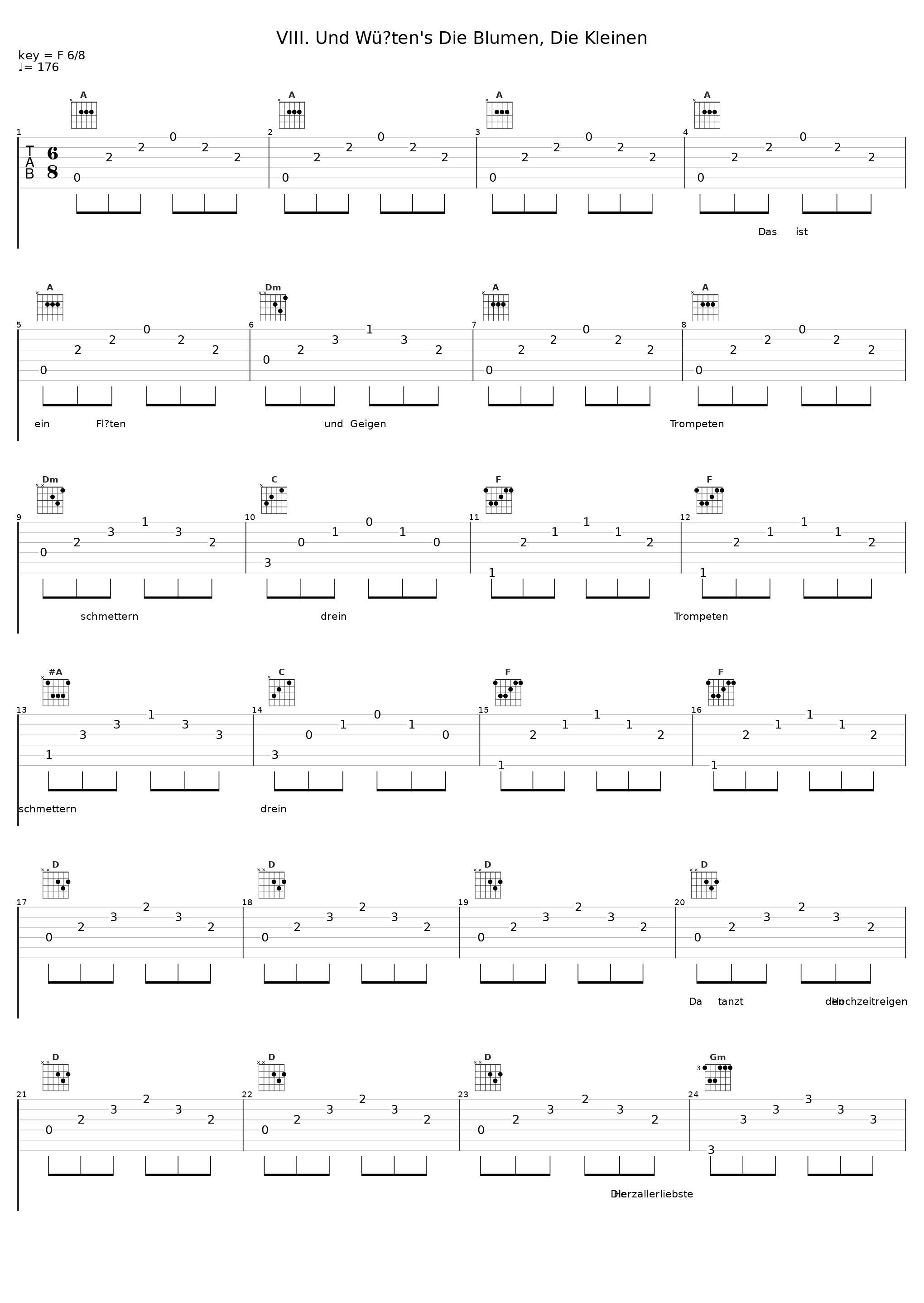 VIII. Und Wüßten's Die Blumen, Die Kleinen_Fritz Wunderlich,Hubert Giesen_1