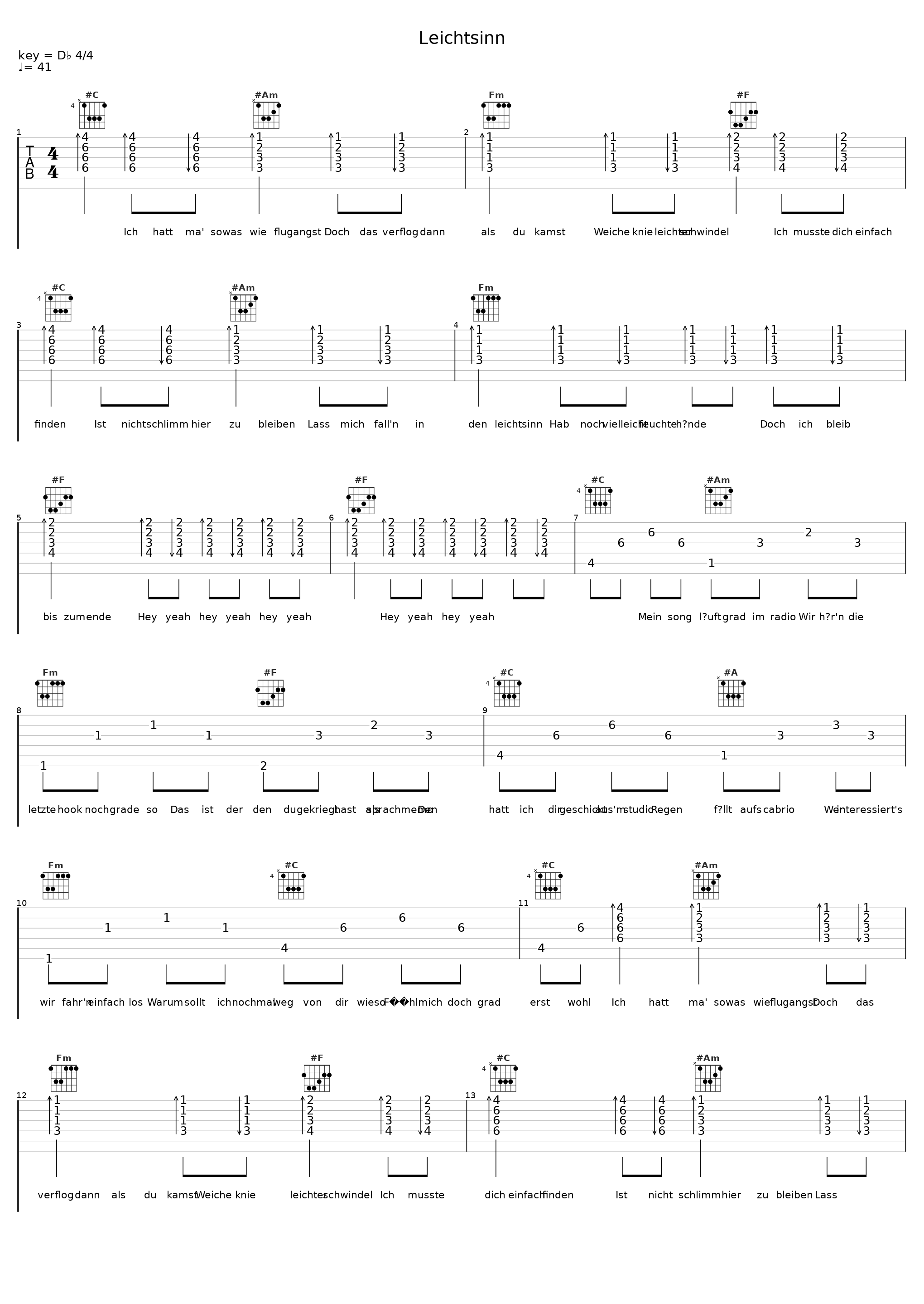 Leichtsinn_Mark Forster,KitschKrieg_1