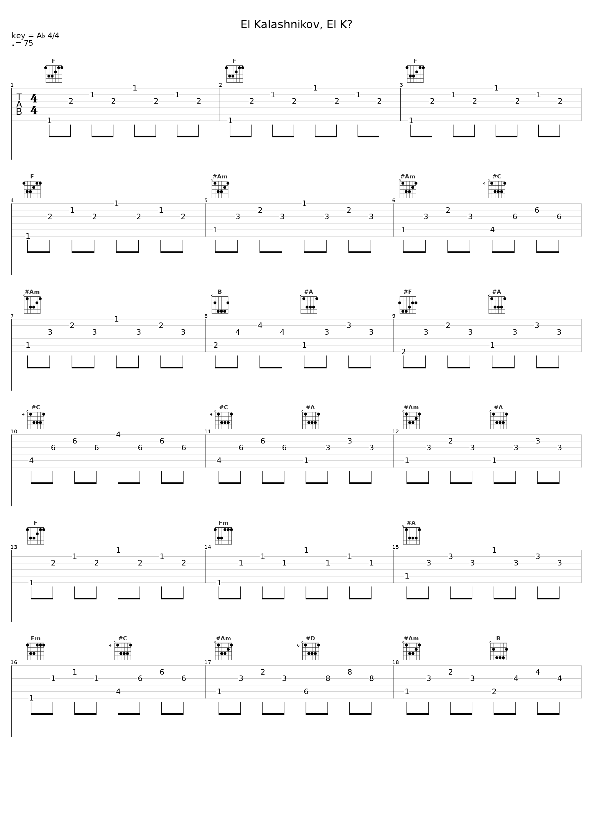 El Kalashnikov, El K?_One Path,Yung Hegelians Choir_1