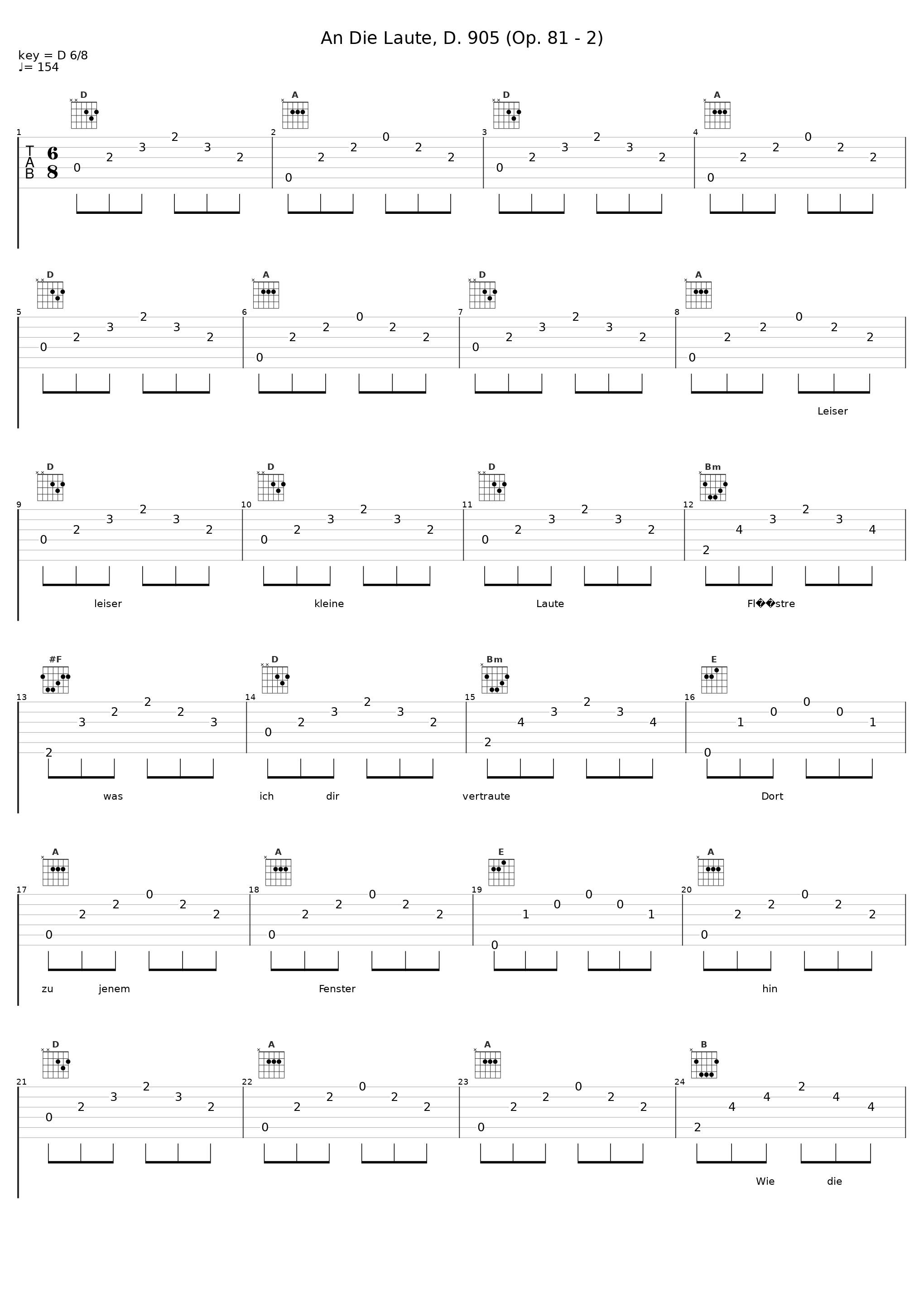 An Die Laute, D. 905 (Op. 81 - 2)_Fritz Wunderlich,Hubert Giesen_1