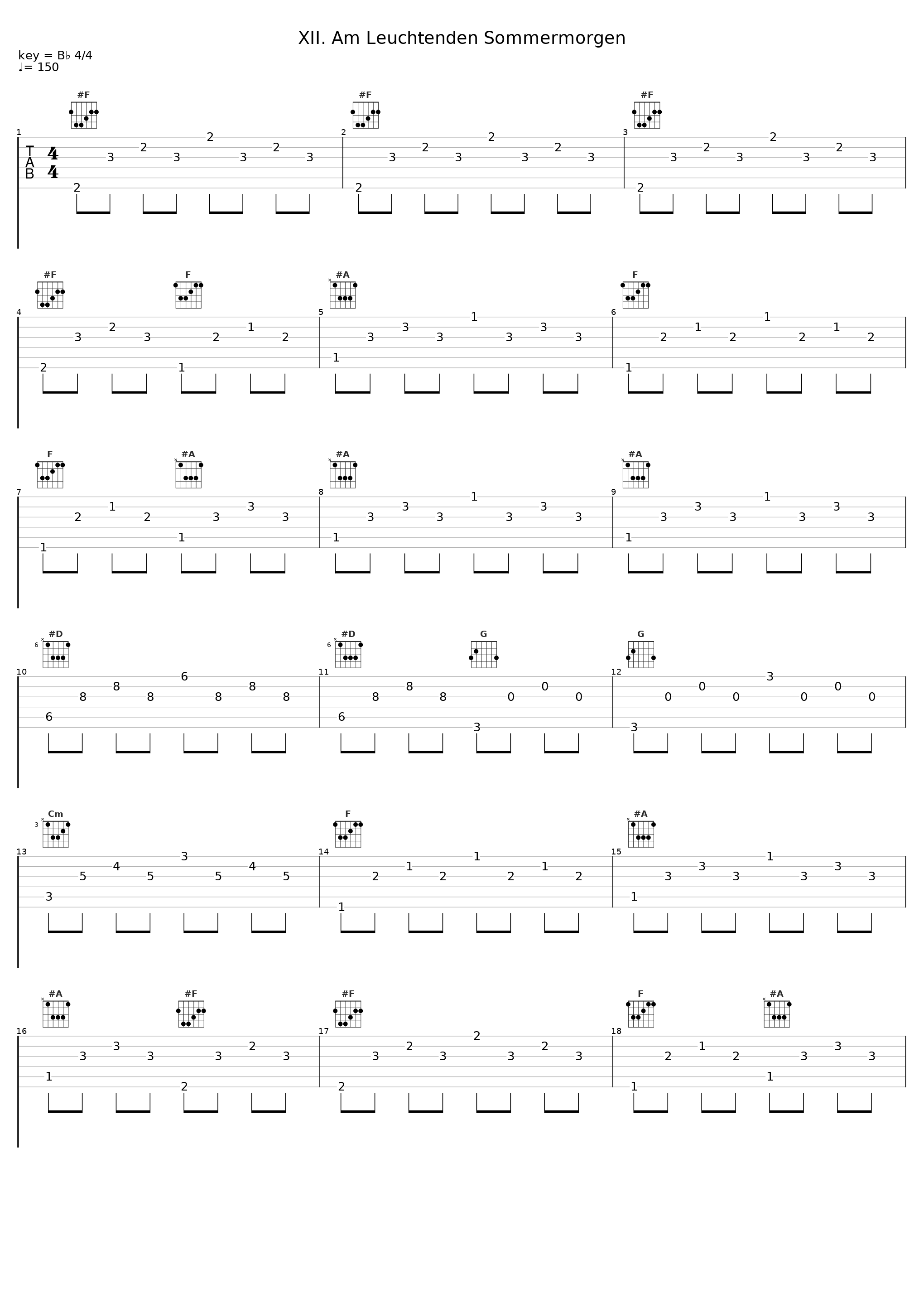 XII. Am Leuchtenden Sommermorgen_Fritz Wunderlich,Hubert Giesen_1