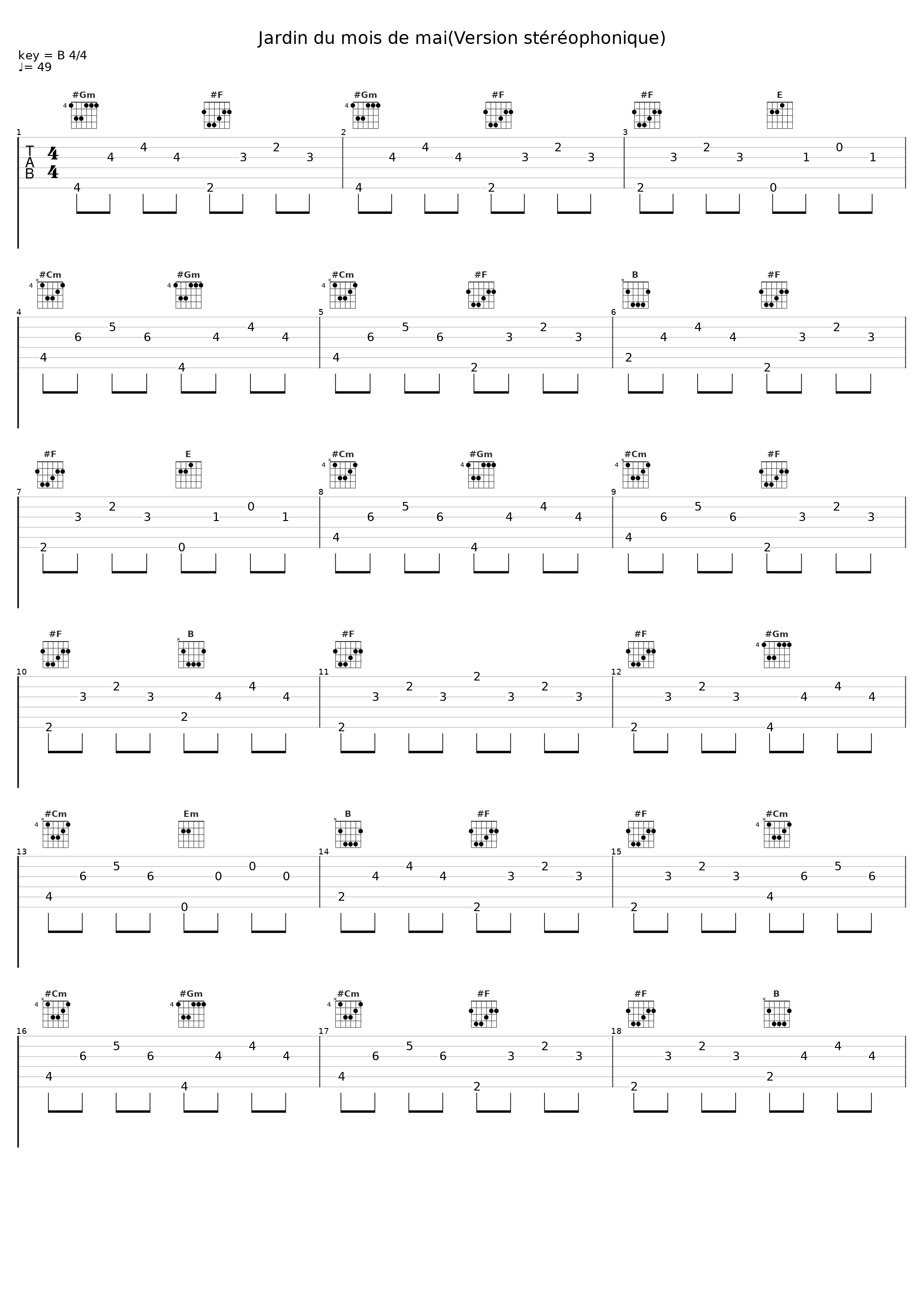 Jardin du mois de mai(Version stéréophonique)_Charles Trenet_1