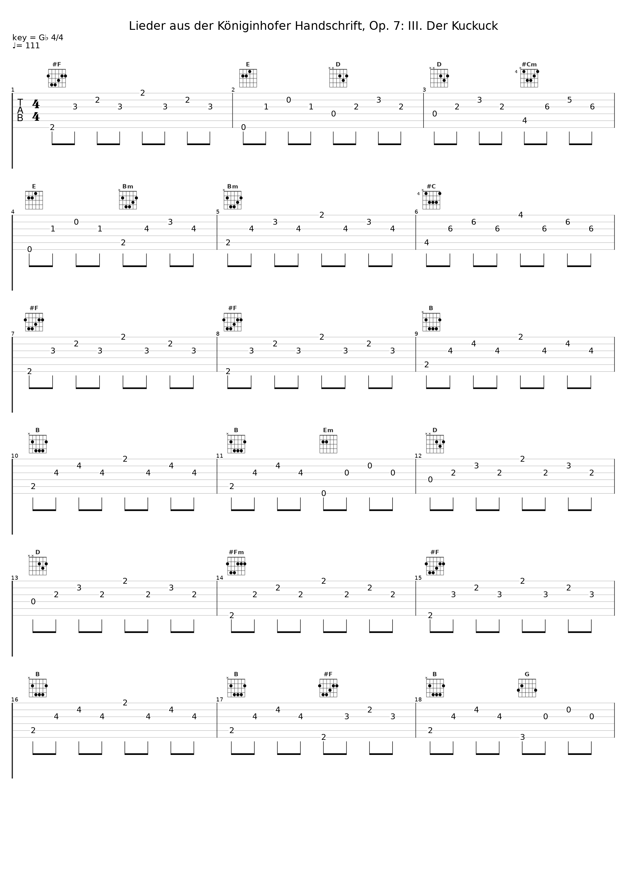 Lieder aus der Königinhofer Handschrift, Op. 7: III. Der Kuckuck_Bernarda Fink,Roger Vignoles_1