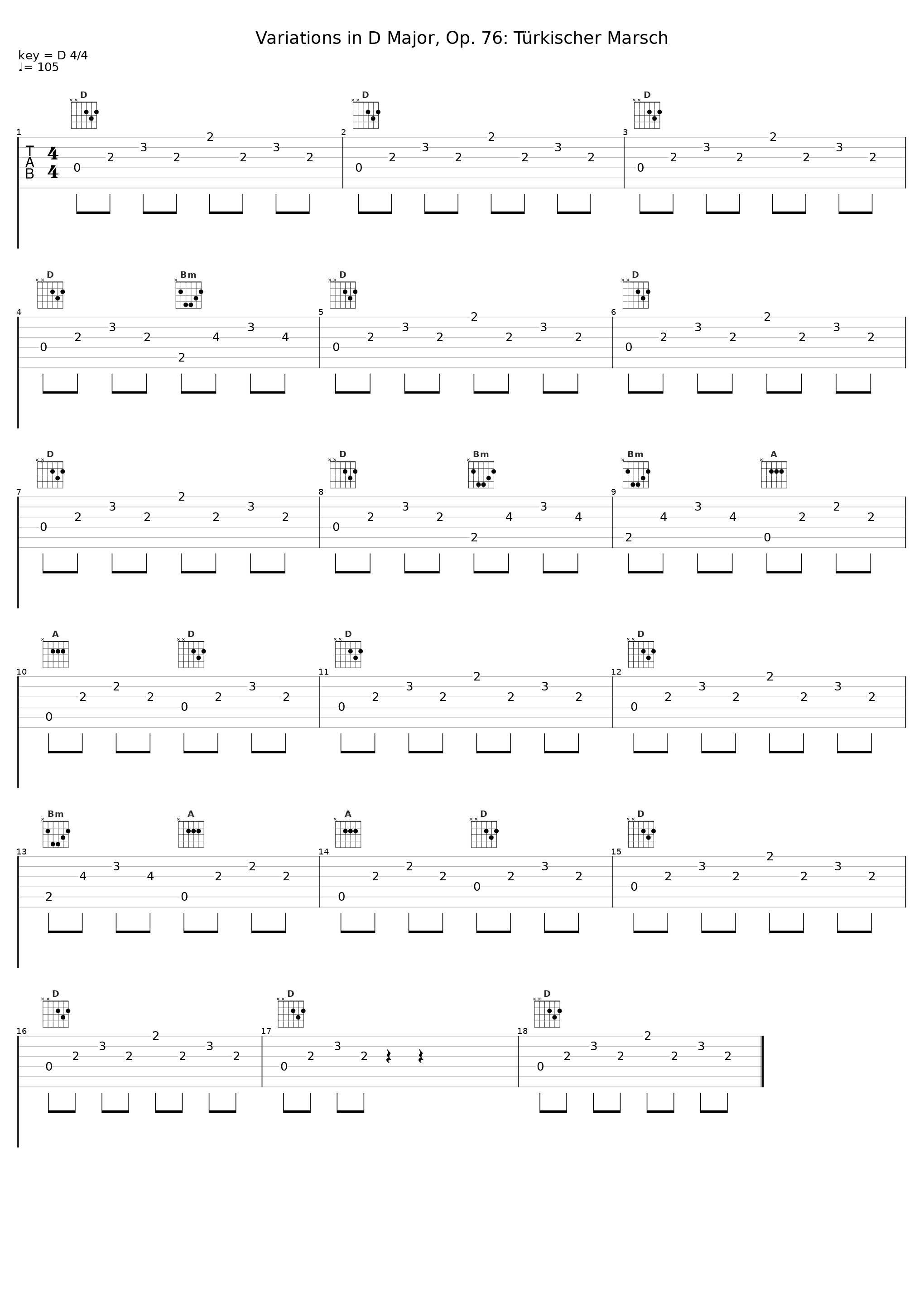 Variations in D Major, Op. 76: Türkischer Marsch_Martin Stadtfeld_1