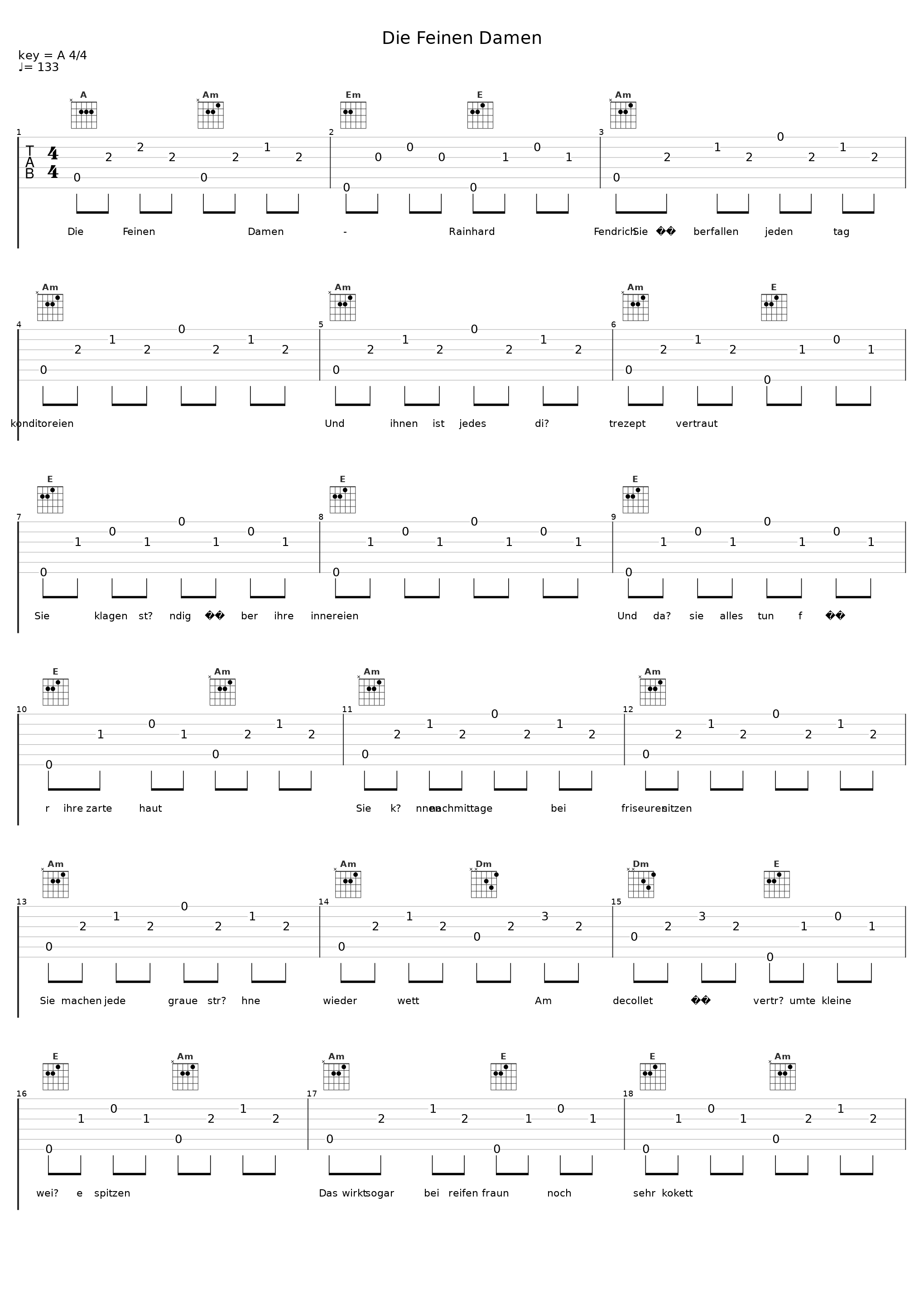 Die Feinen Damen_Rainhard Fendrich_1