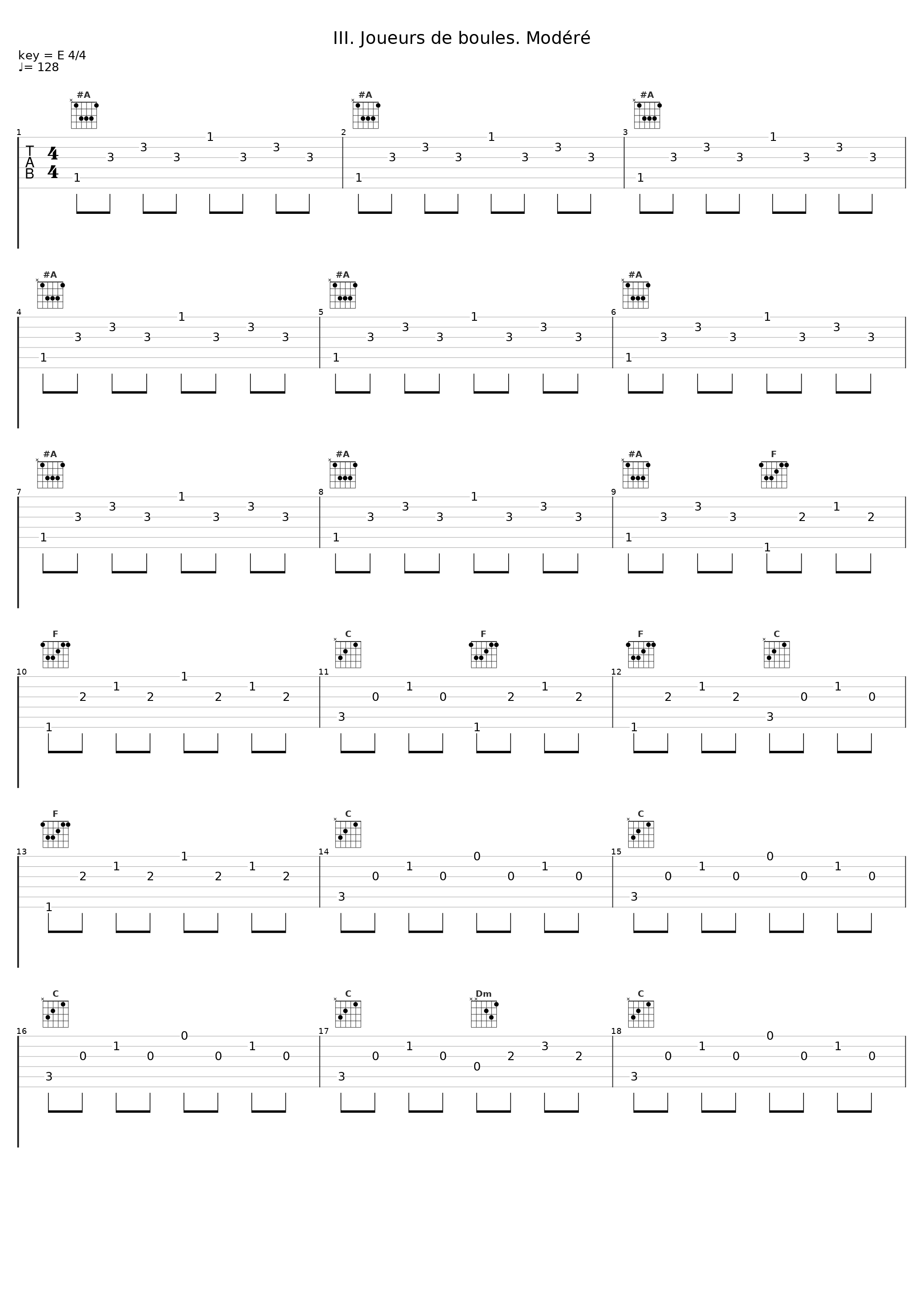 III. Joueurs de boules. Modéré_Charles Münch,Boston Symphony Orchestra,Darius Milhaud_1