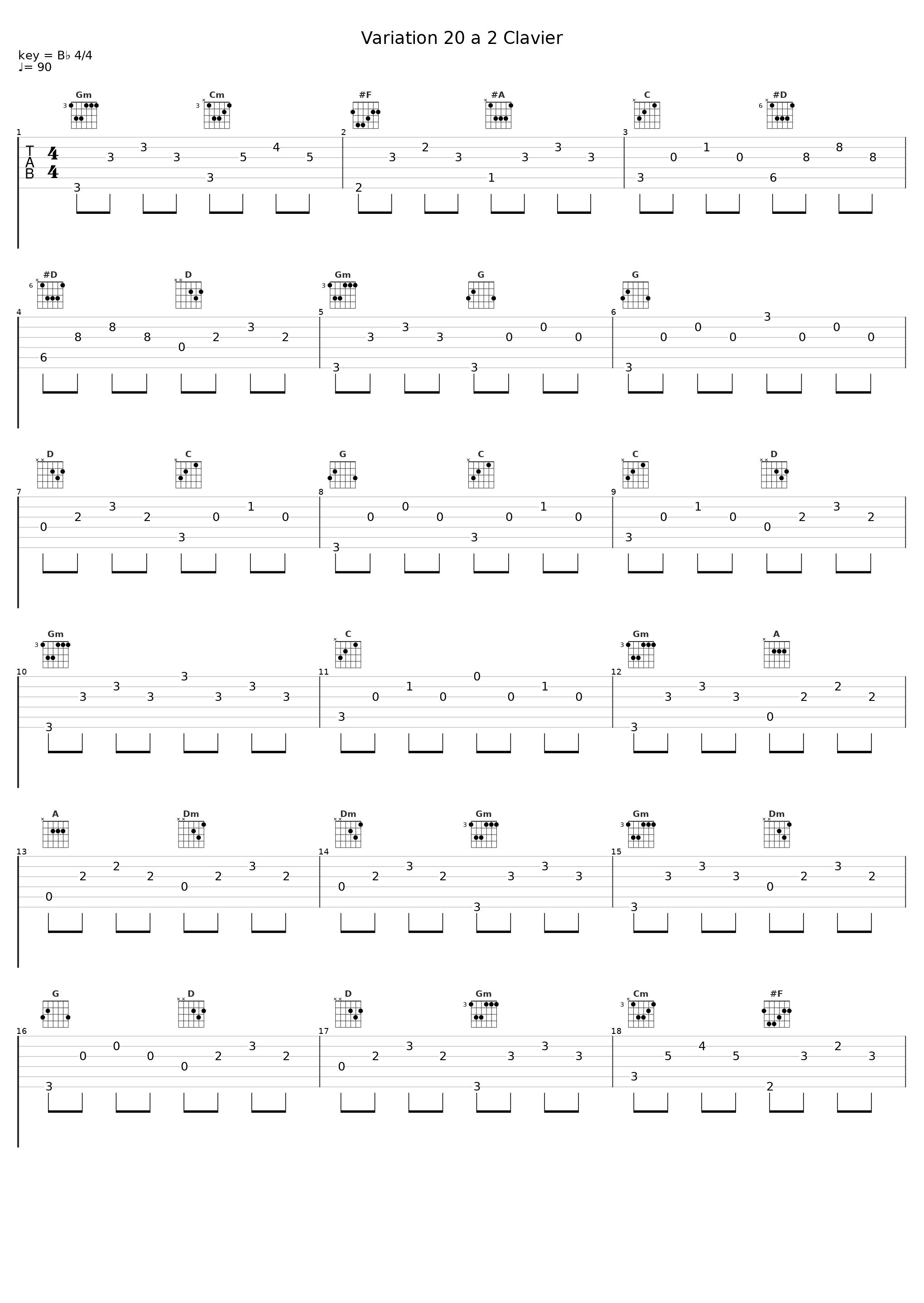 Variation 20 a 2 Clavier_朱晓玫_1