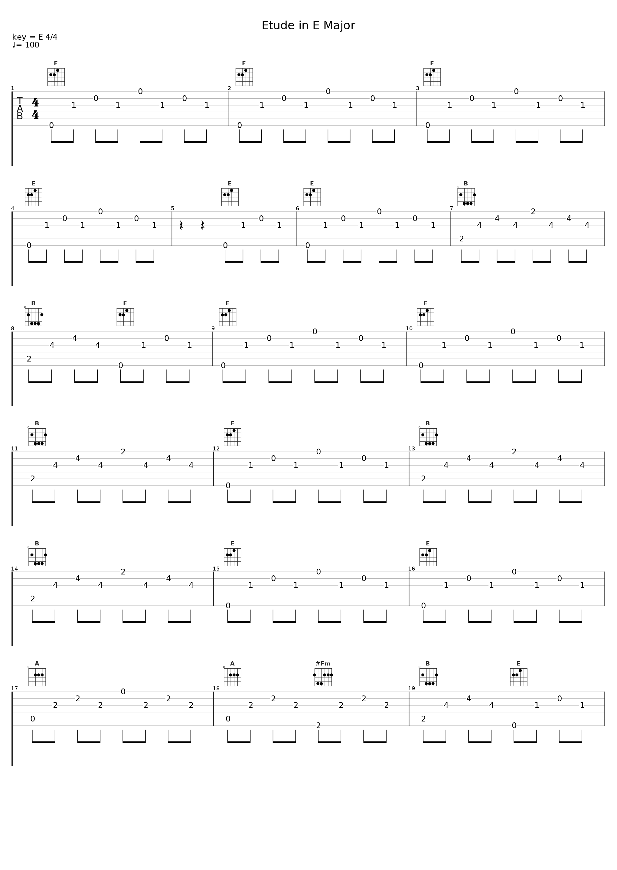 Etude in E Major_Dan Gibson's Solitudes_1