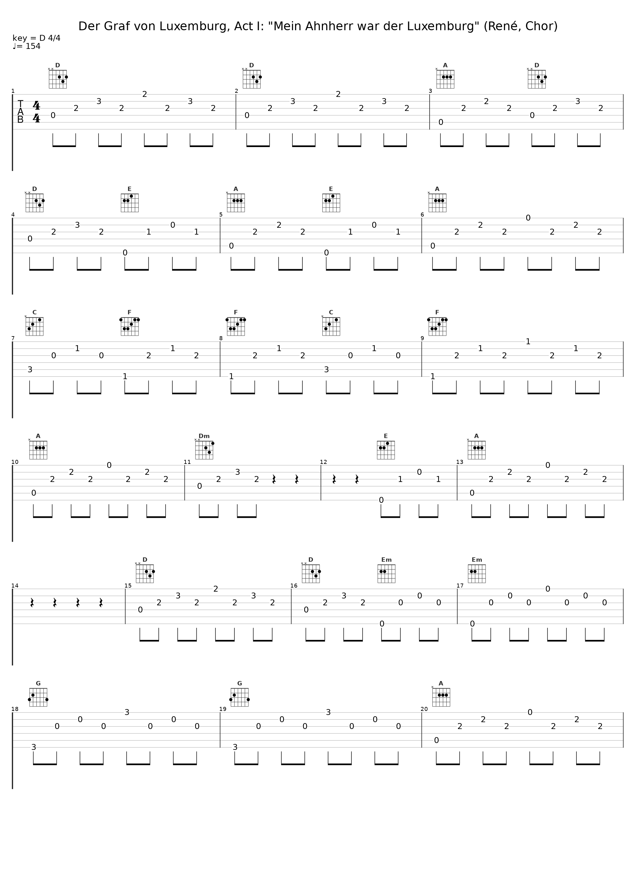 Der Graf von Luxemburg, Act I: "Mein Ahnherr war der Luxemburg" (René, Chor)_Hamburger Rundfunkorchester,Wilhelm Stephan,Rudolf Schock,Hamburger Rundfunkchor_1