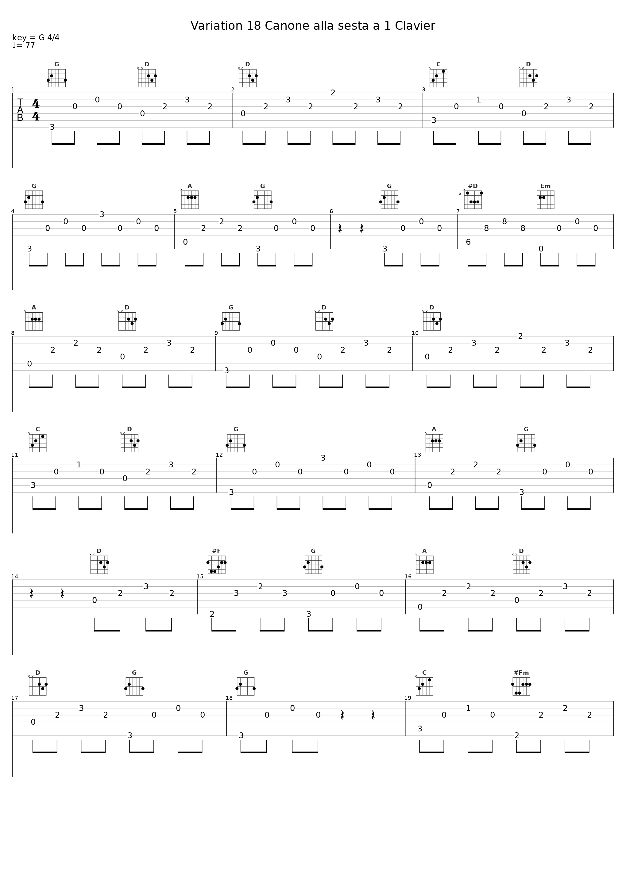 Variation 18 Canone alla sesta a 1 Clavier_朱晓玫_1