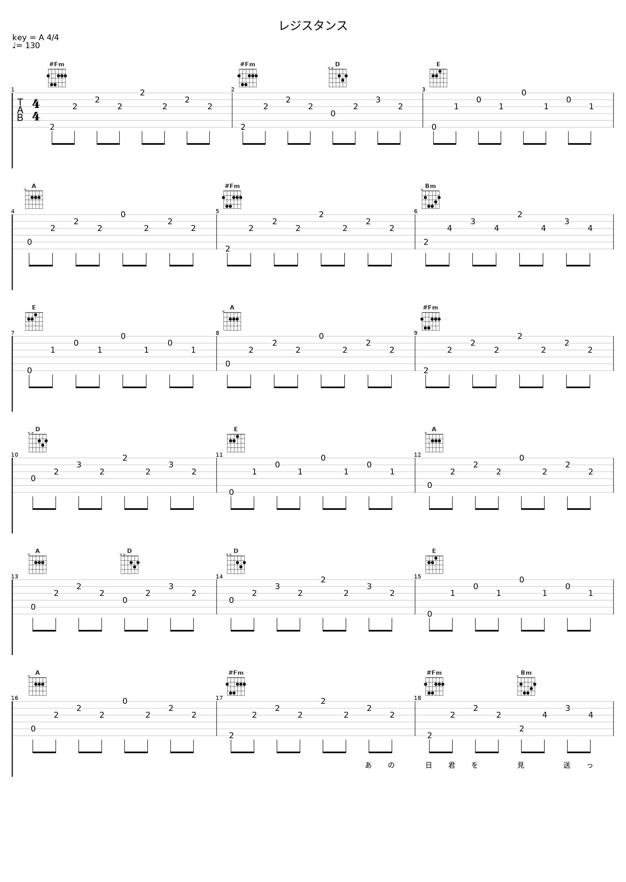 レジスタンス_TM NETWORK_1