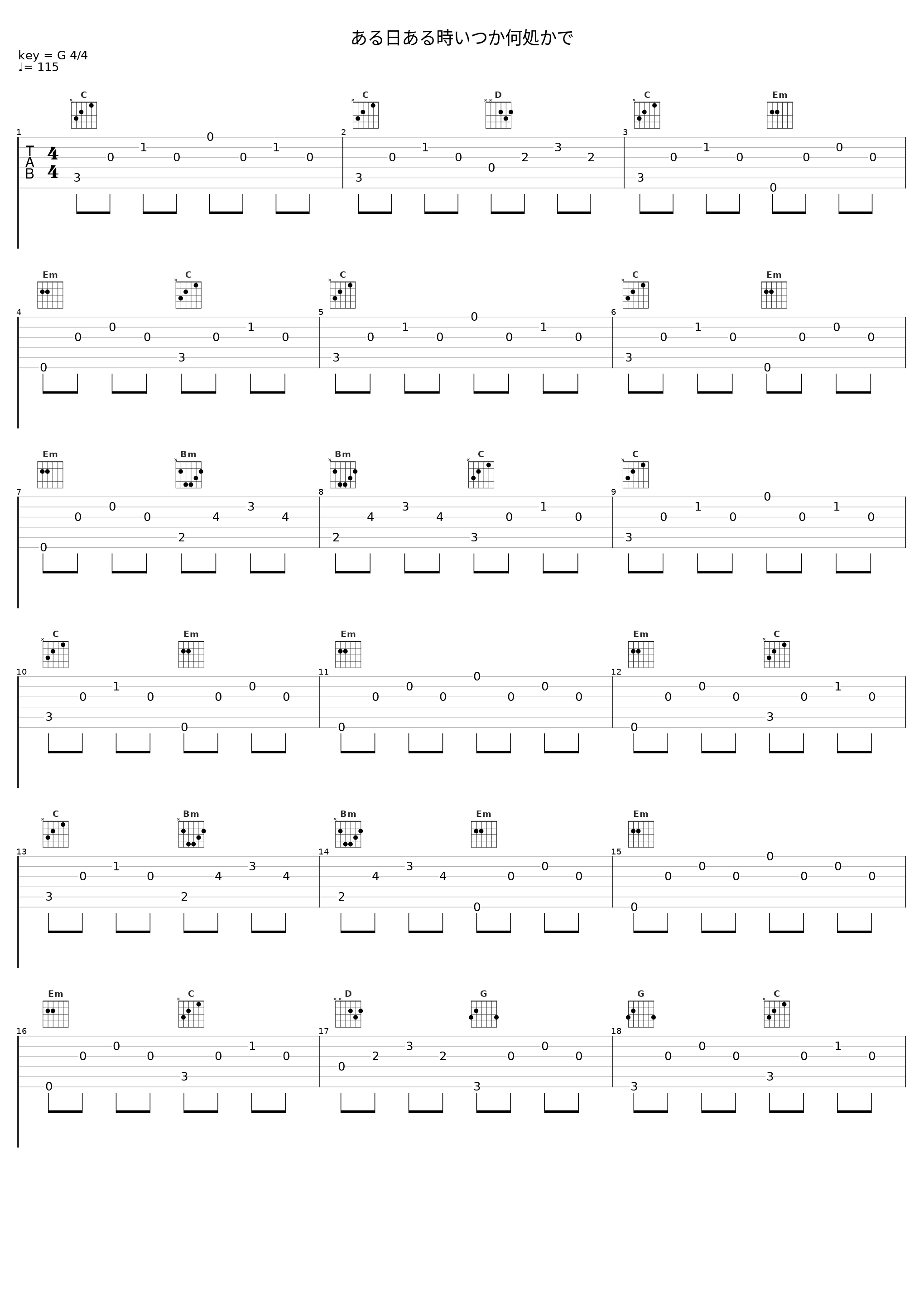 ある日ある時いつか何処かで_TM NETWORK_1