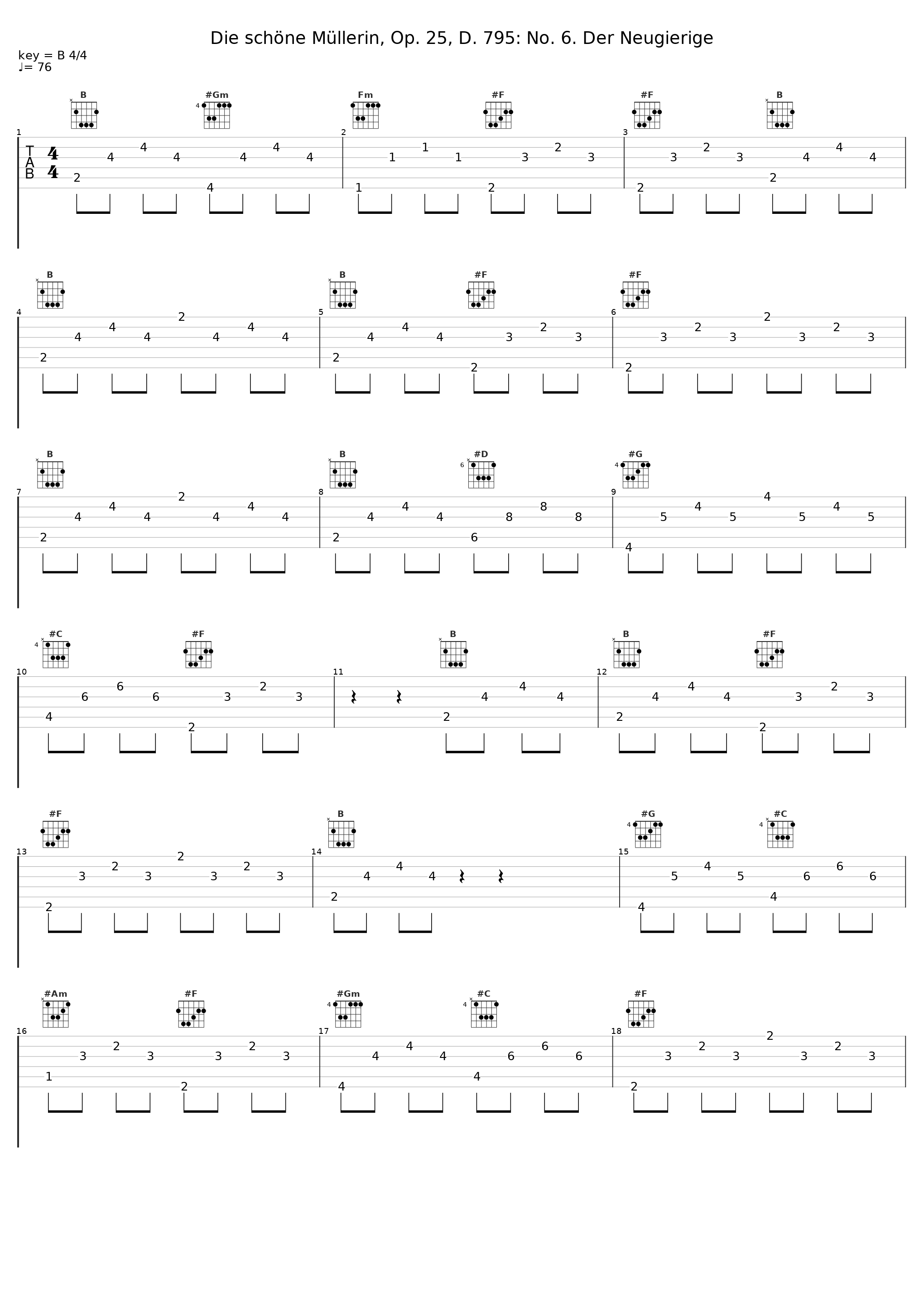 Die schöne Müllerin, Op. 25, D. 795: No. 6. Der Neugierige_Fritz Wunderlich_1