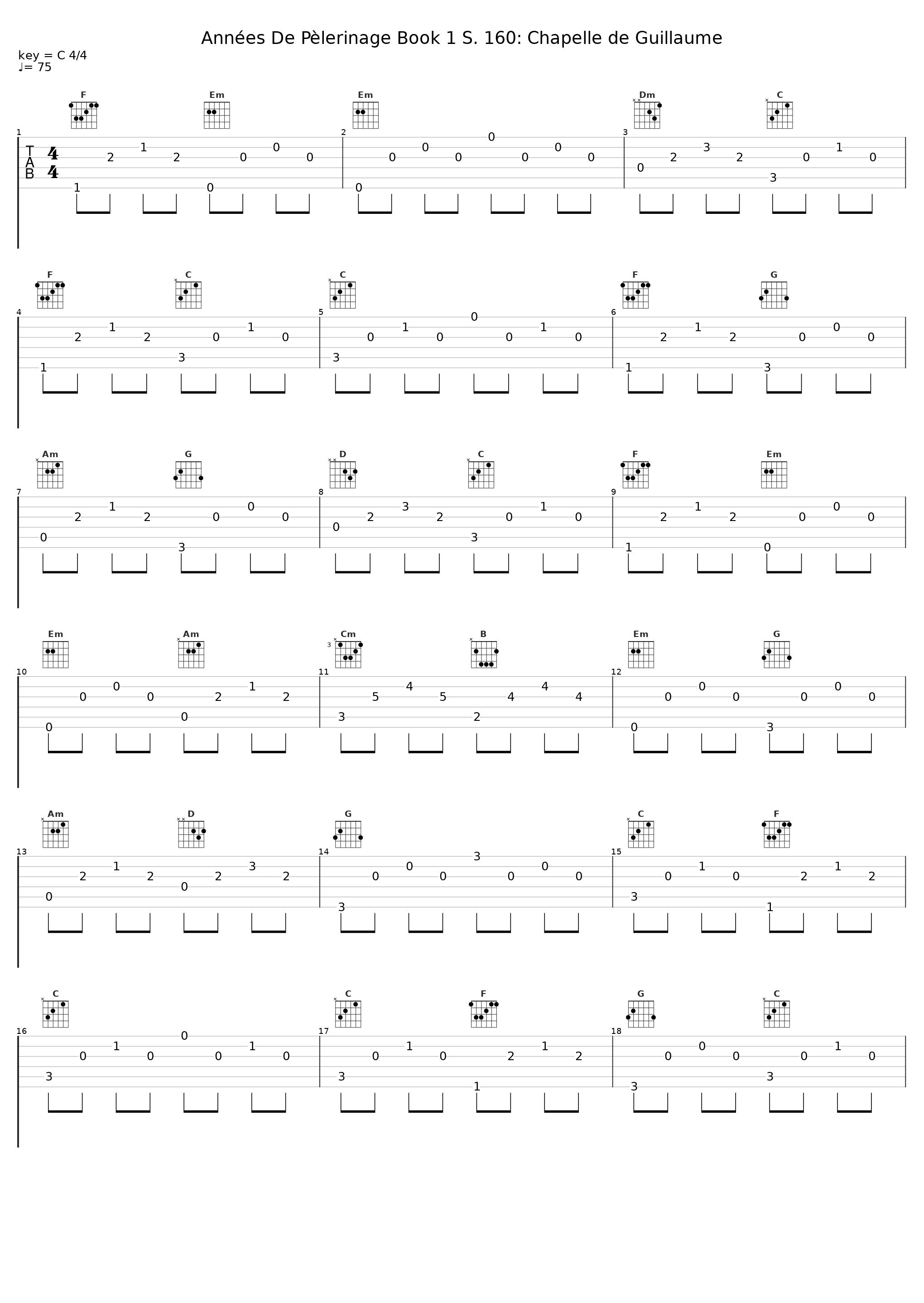 Années De Pèlerinage Book 1 S. 160: Chapelle de Guillaume_Ariel Lanyi_1