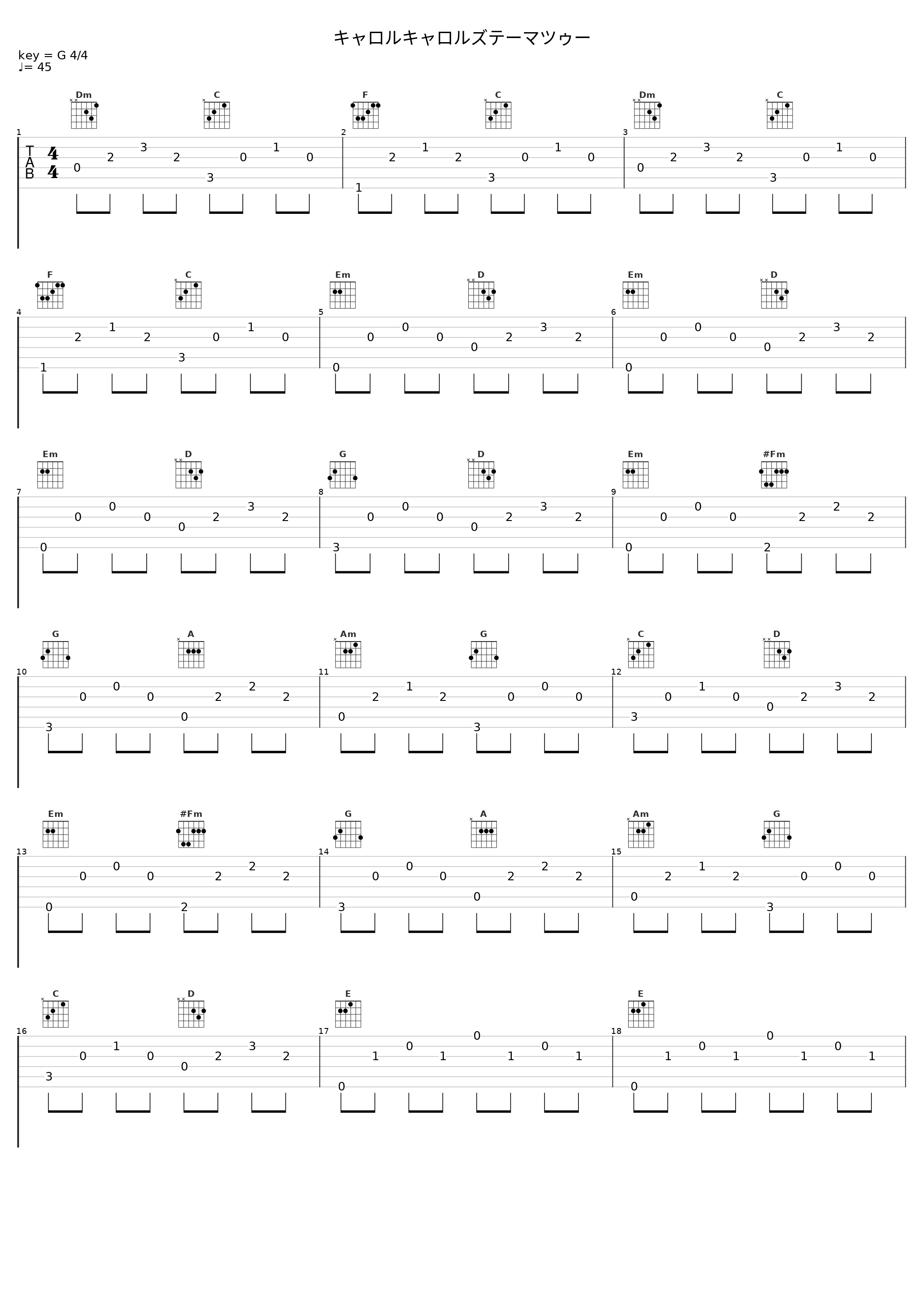 キャロルキャロルズテーマツゥー_TM NETWORK_1