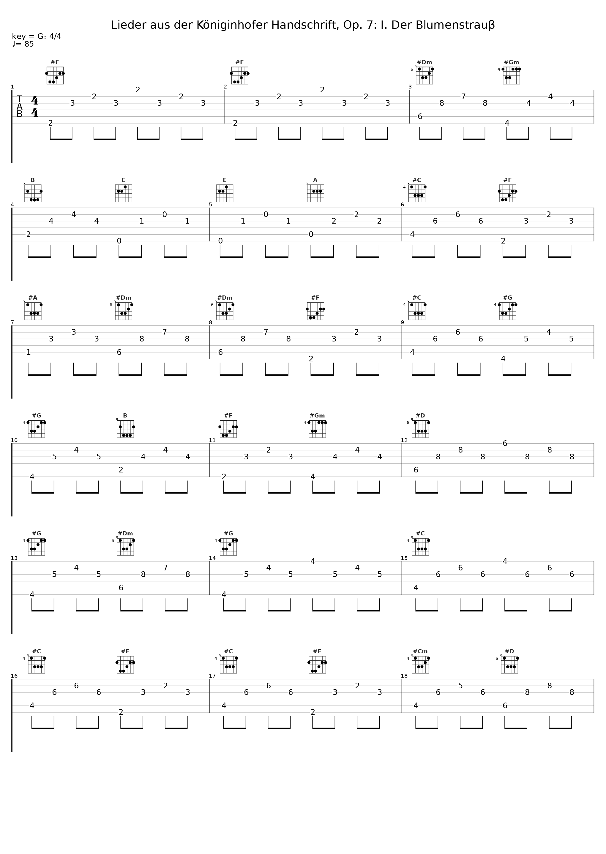 Lieder aus der Königinhofer Handschrift, Op. 7: I. Der Blumenstrauβ_Bernarda Fink,Roger Vignoles_1